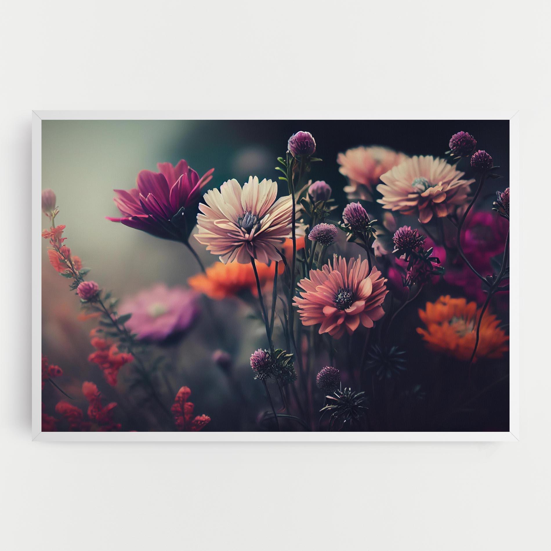 Leinwandbild Beautiful Flower Garden mockup 0