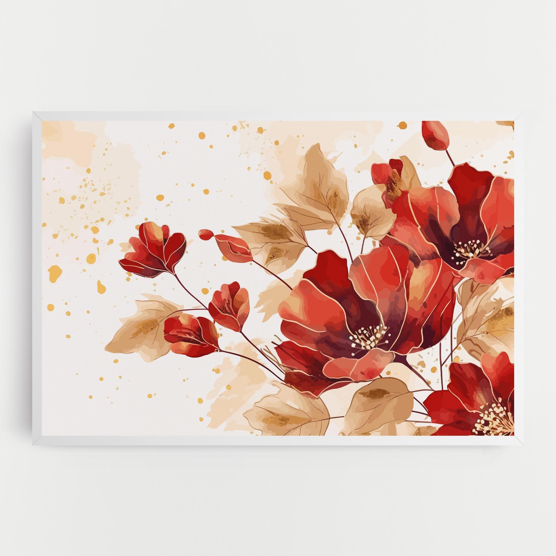 Leinwandbild Red Wild Gold mockup 0