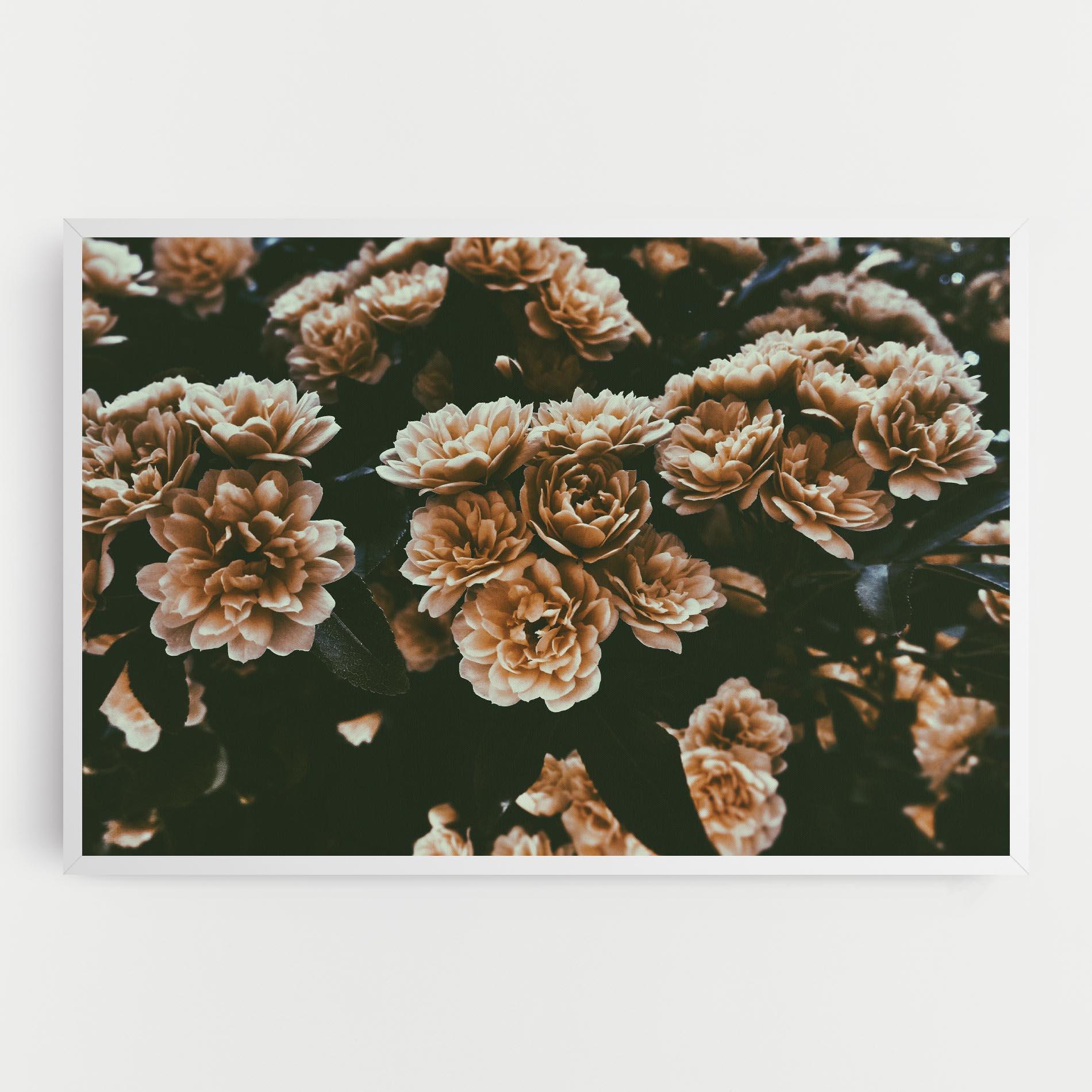 Leinwandbild Wild Cream Flower mockup 0