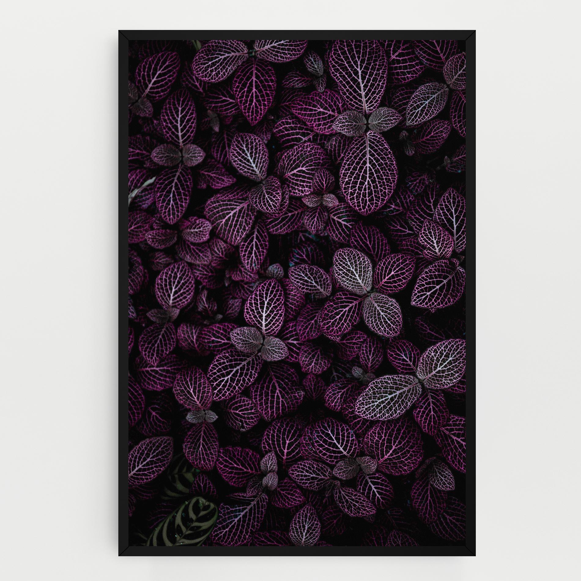 Leinwandbild Purple Leaves mockup 0