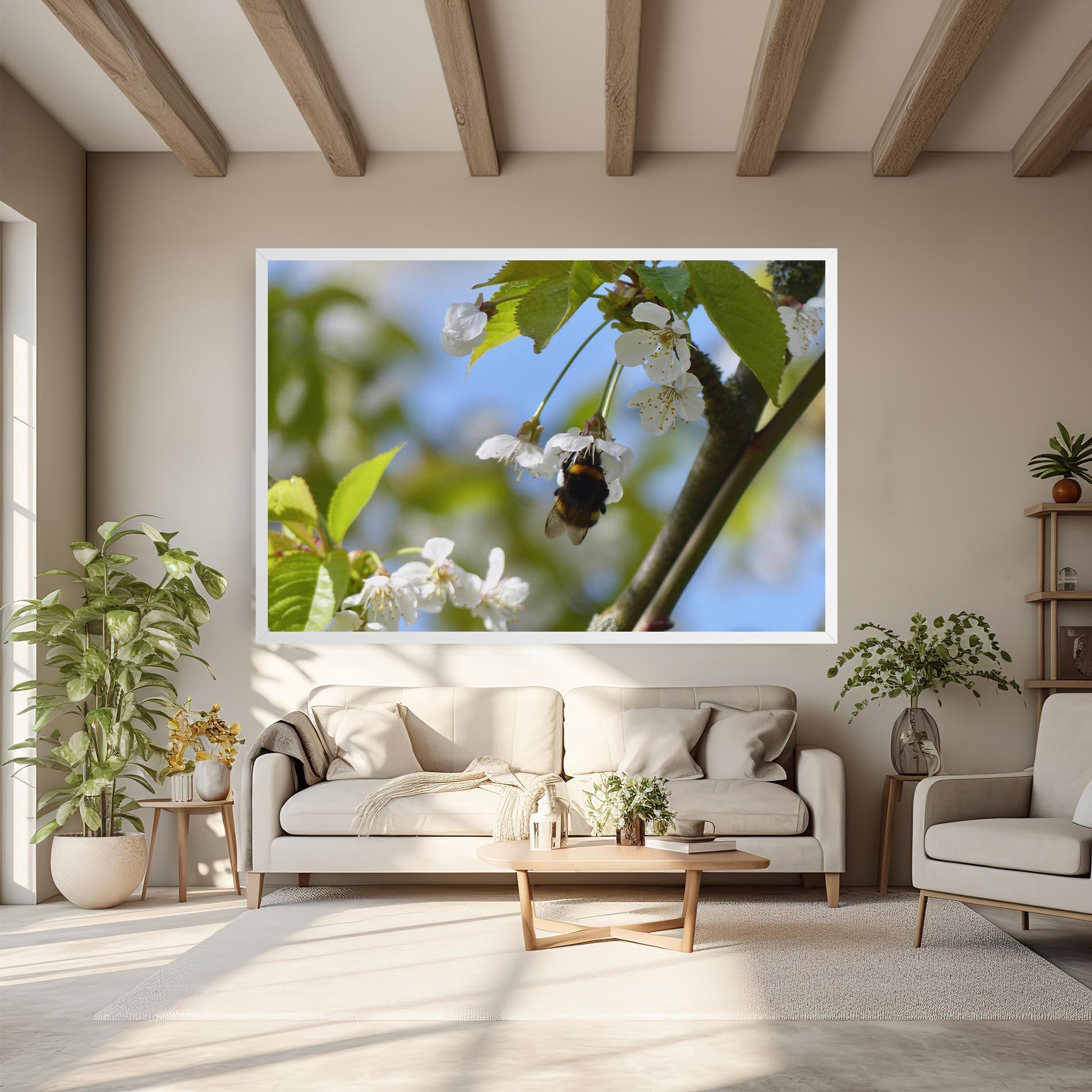 Leinwandbild Bee Wild Tree mockup 6