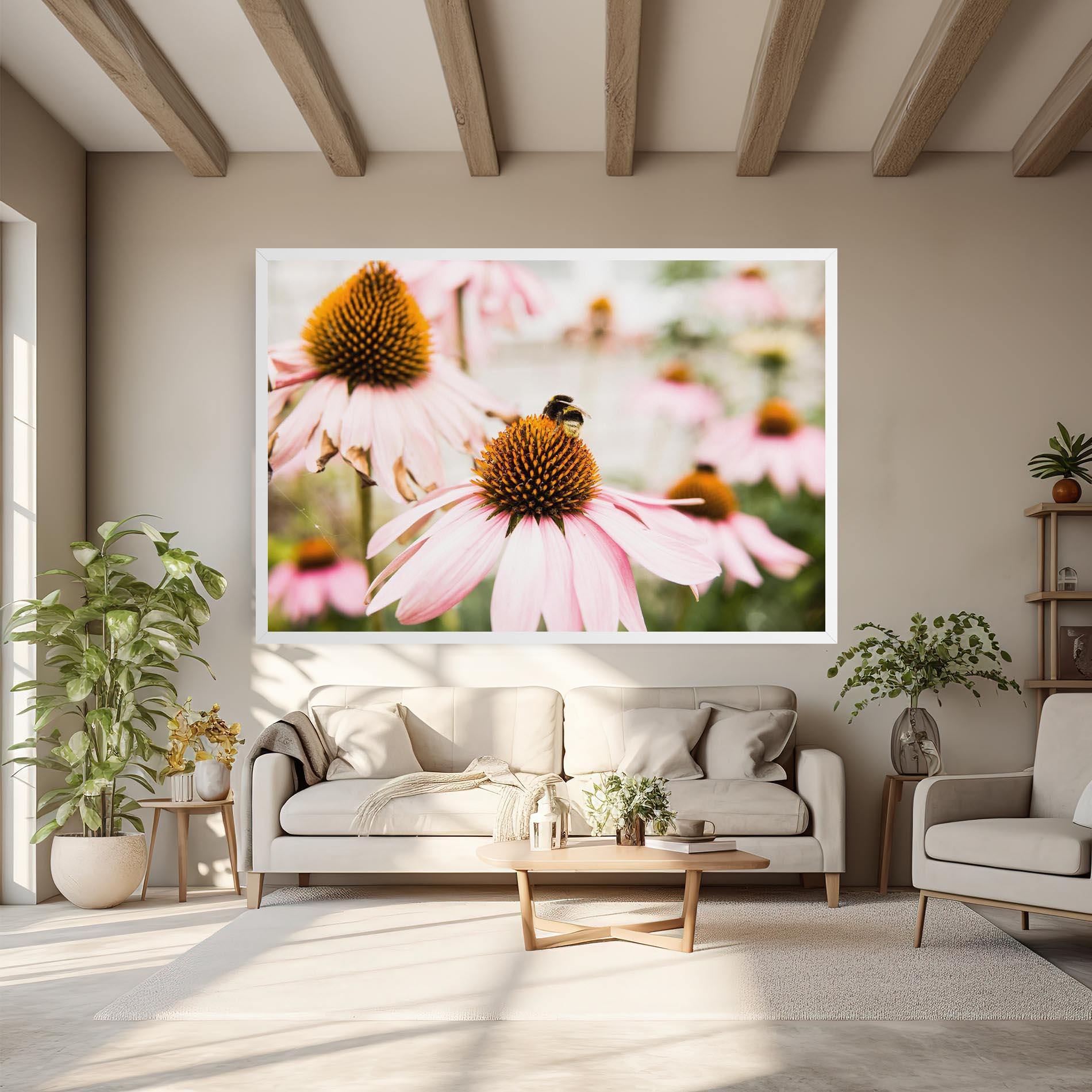 Leinwandbild Daylight Flower mockup 6