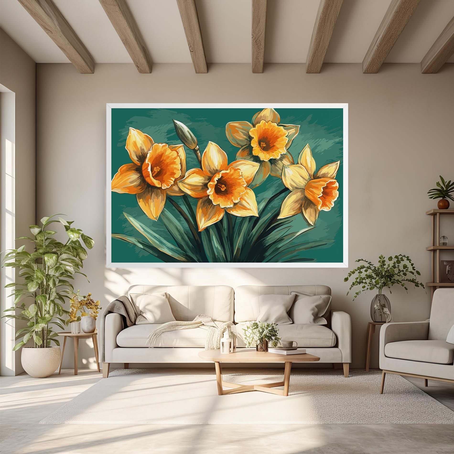 Yellow Wild Flower mockup 6