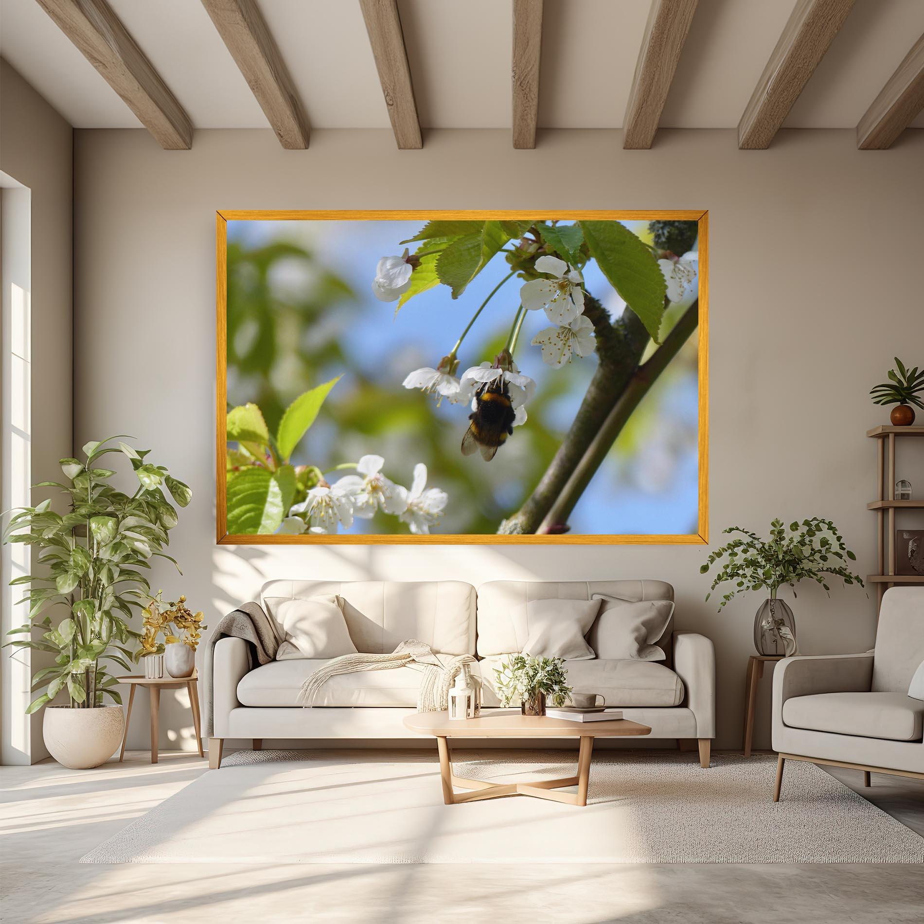 Leinwandbild Bee Wild Tree mockup 6