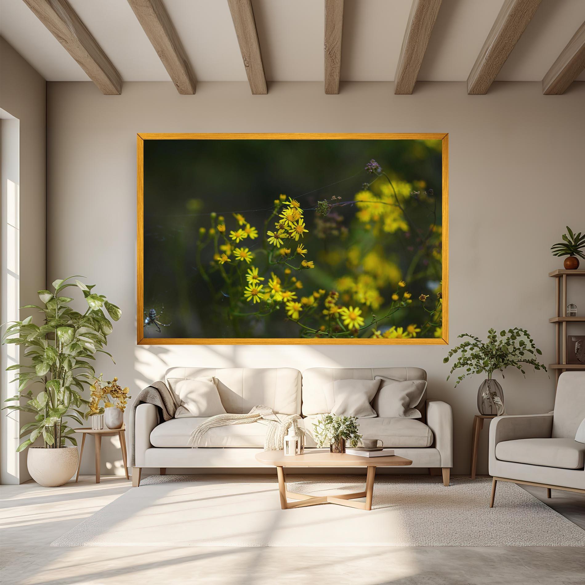 Leinwandbild Small Wild Flowers mockup 6