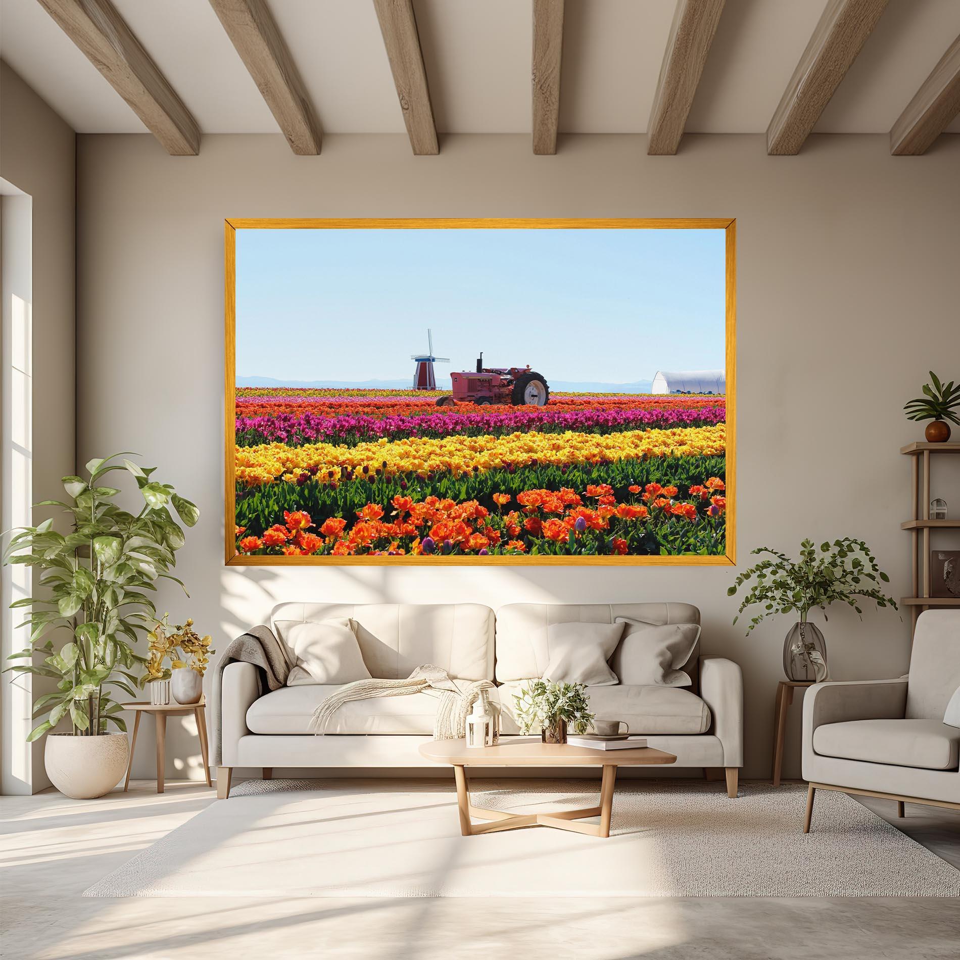 Leinwandbild Working Wild Field mockup 6