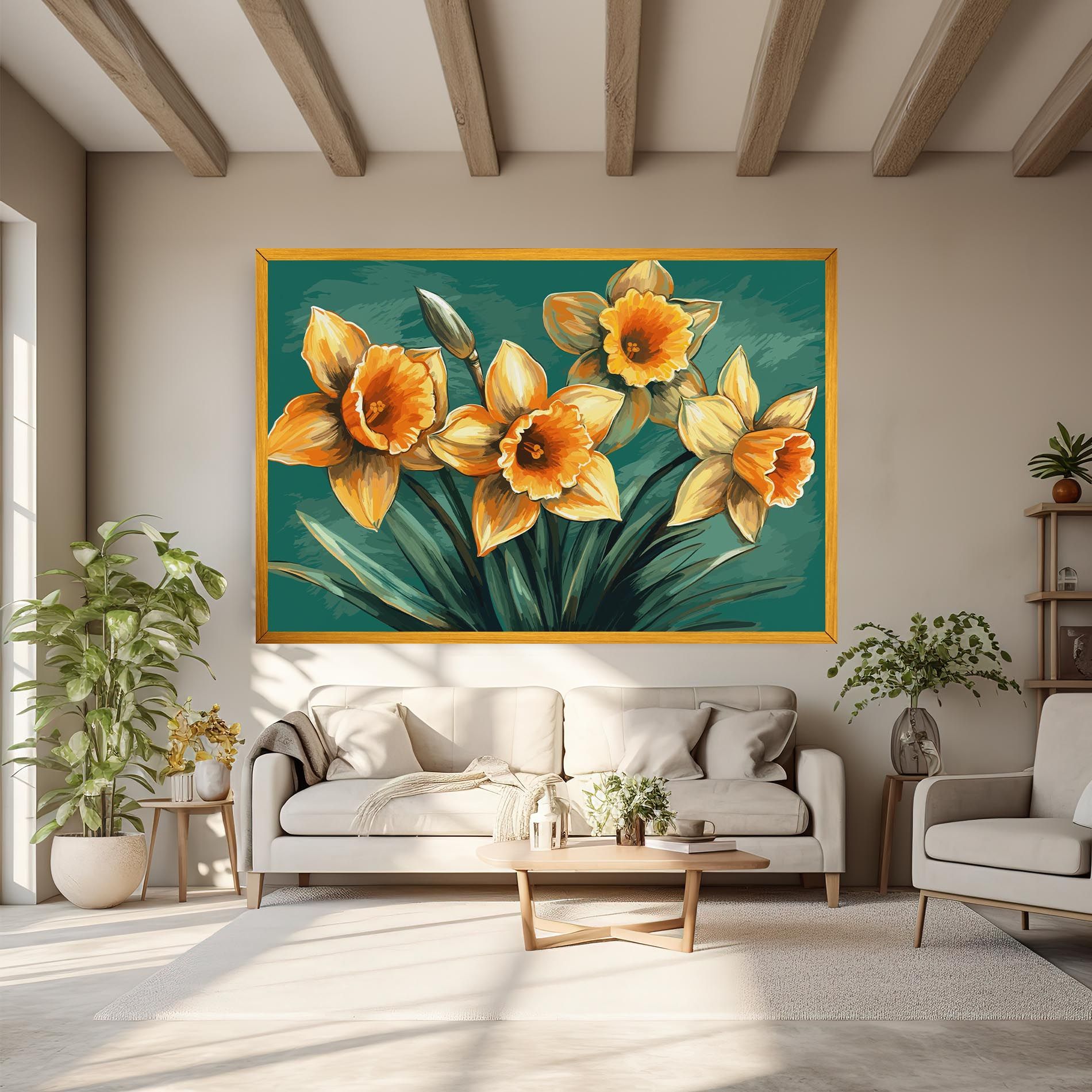 Yellow Wild Flower mockup 6