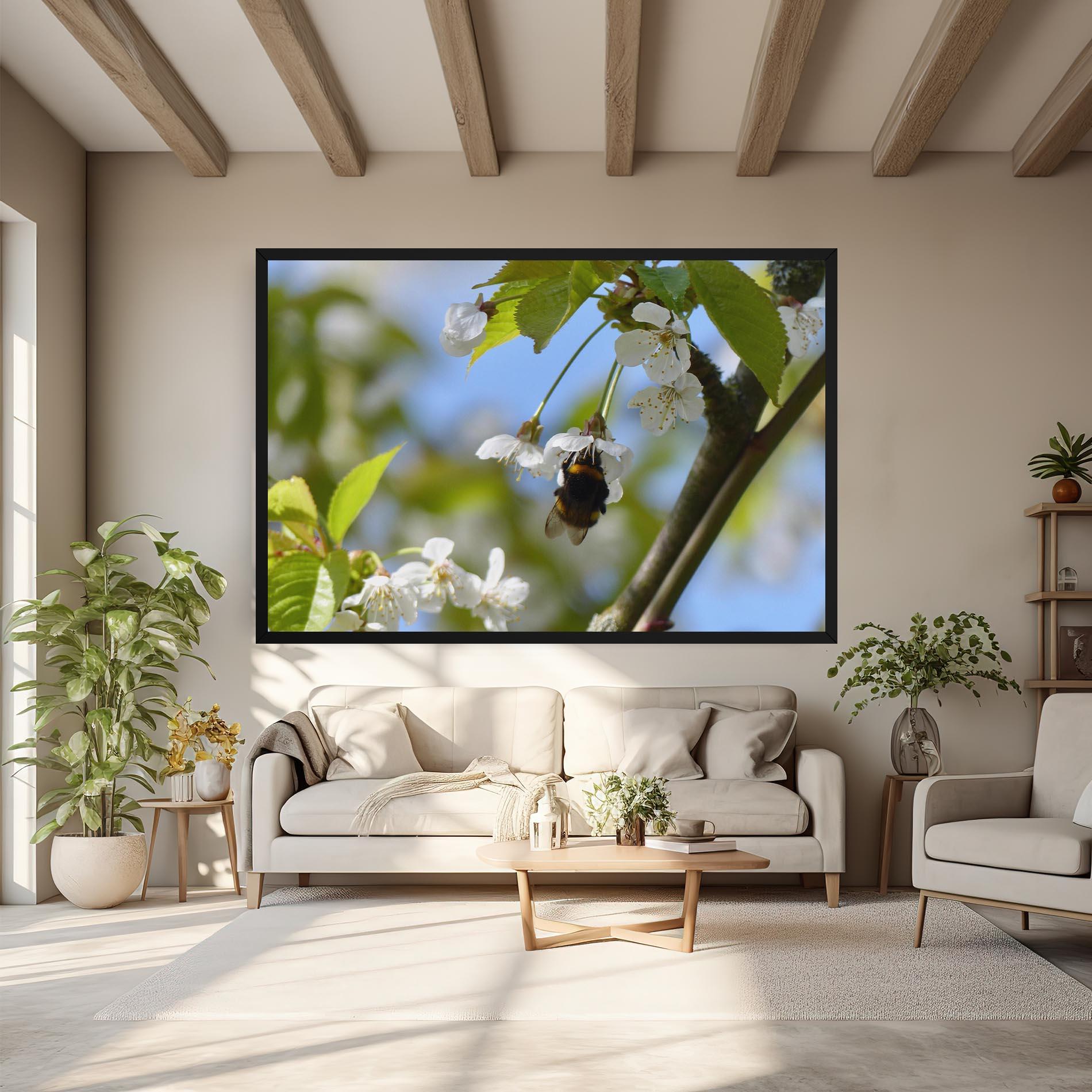 Leinwandbild Bee Wild Tree mockup 6