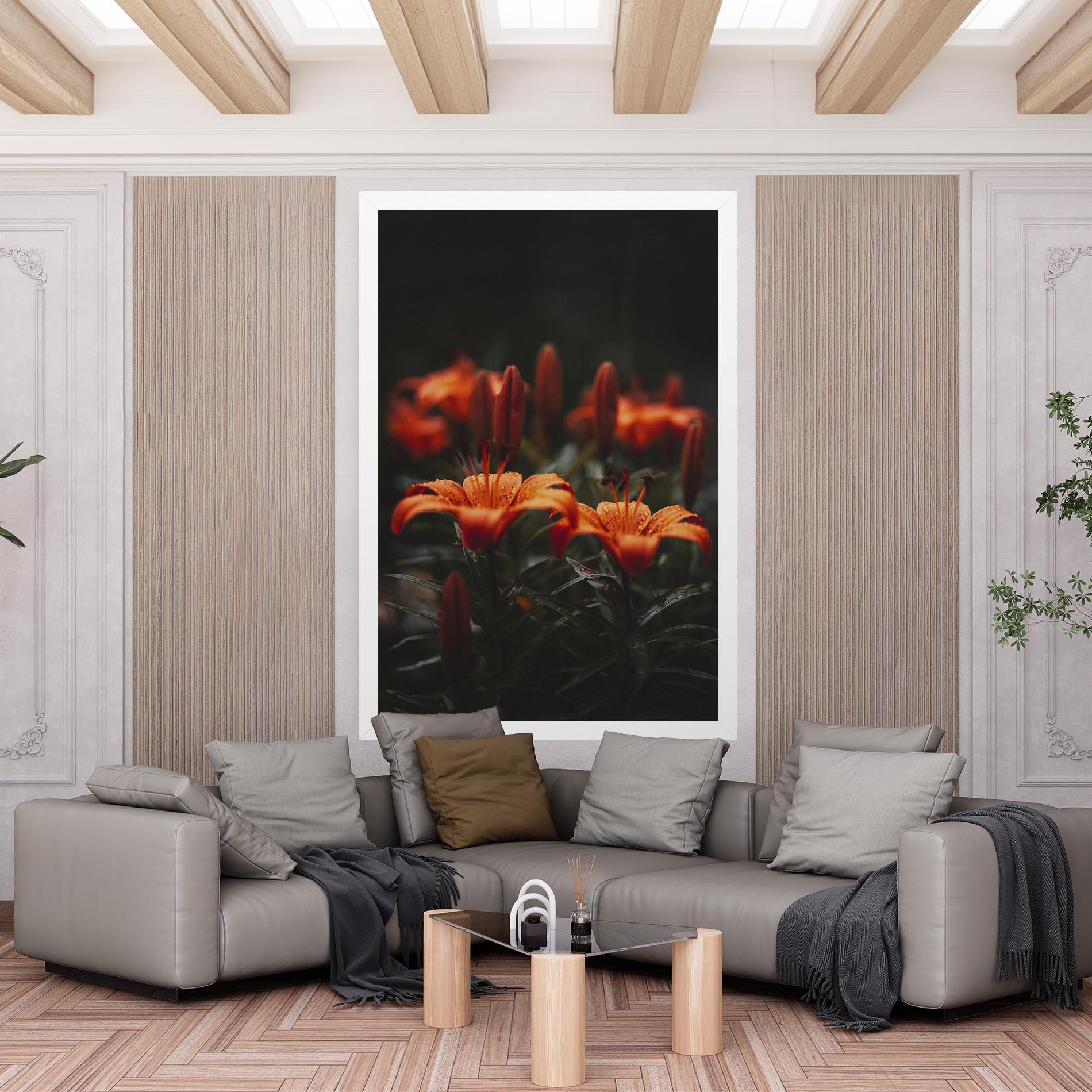 Leinwandbild Dreamy Wild Flower mockup 6