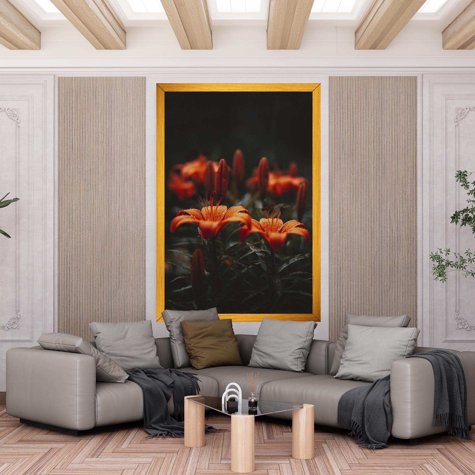 Leinwandbild Dreamy Wild Flower mockup 6