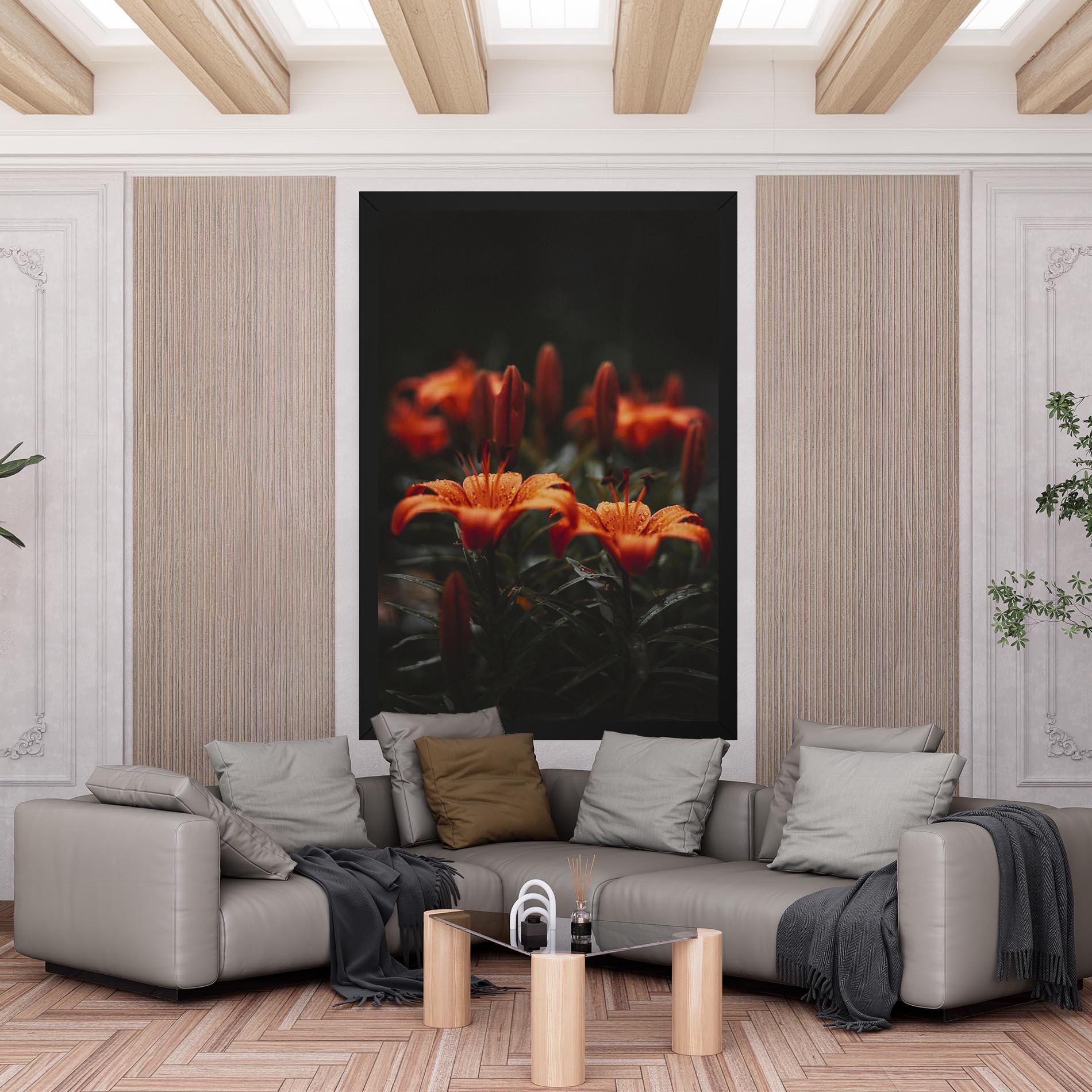 Leinwandbild Dreamy Wild Flower mockup 6