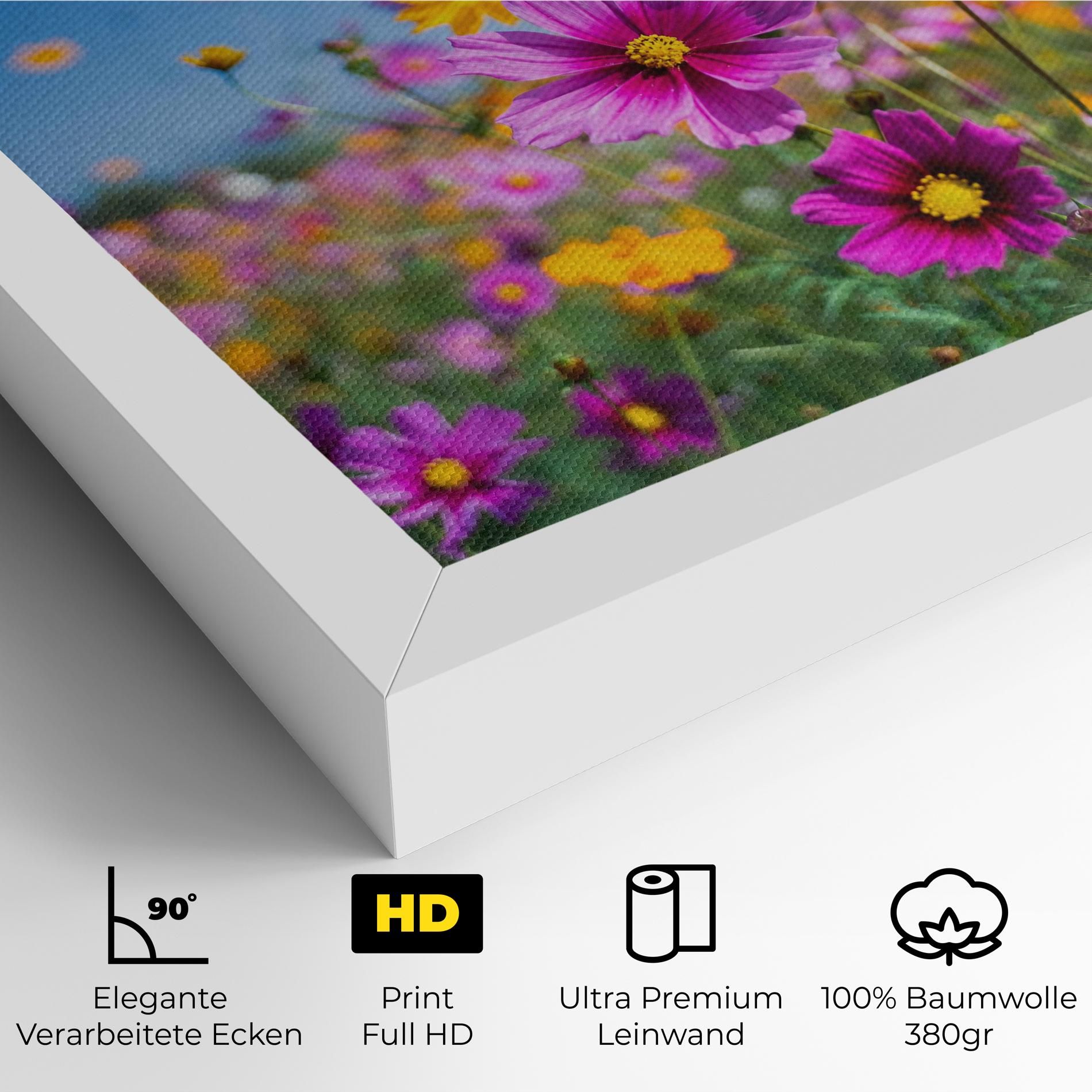 Cosmos Flowers Grassland mockup 4