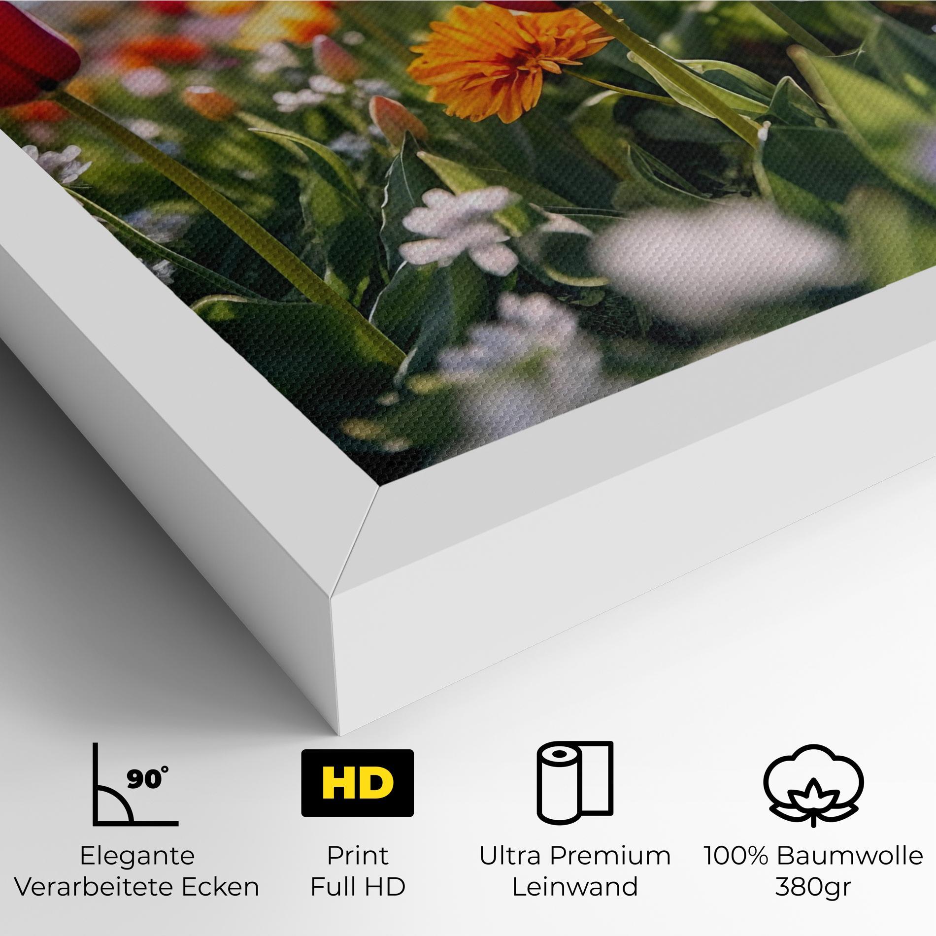 Leinwandbild Garden Tulips Mix mockup 4