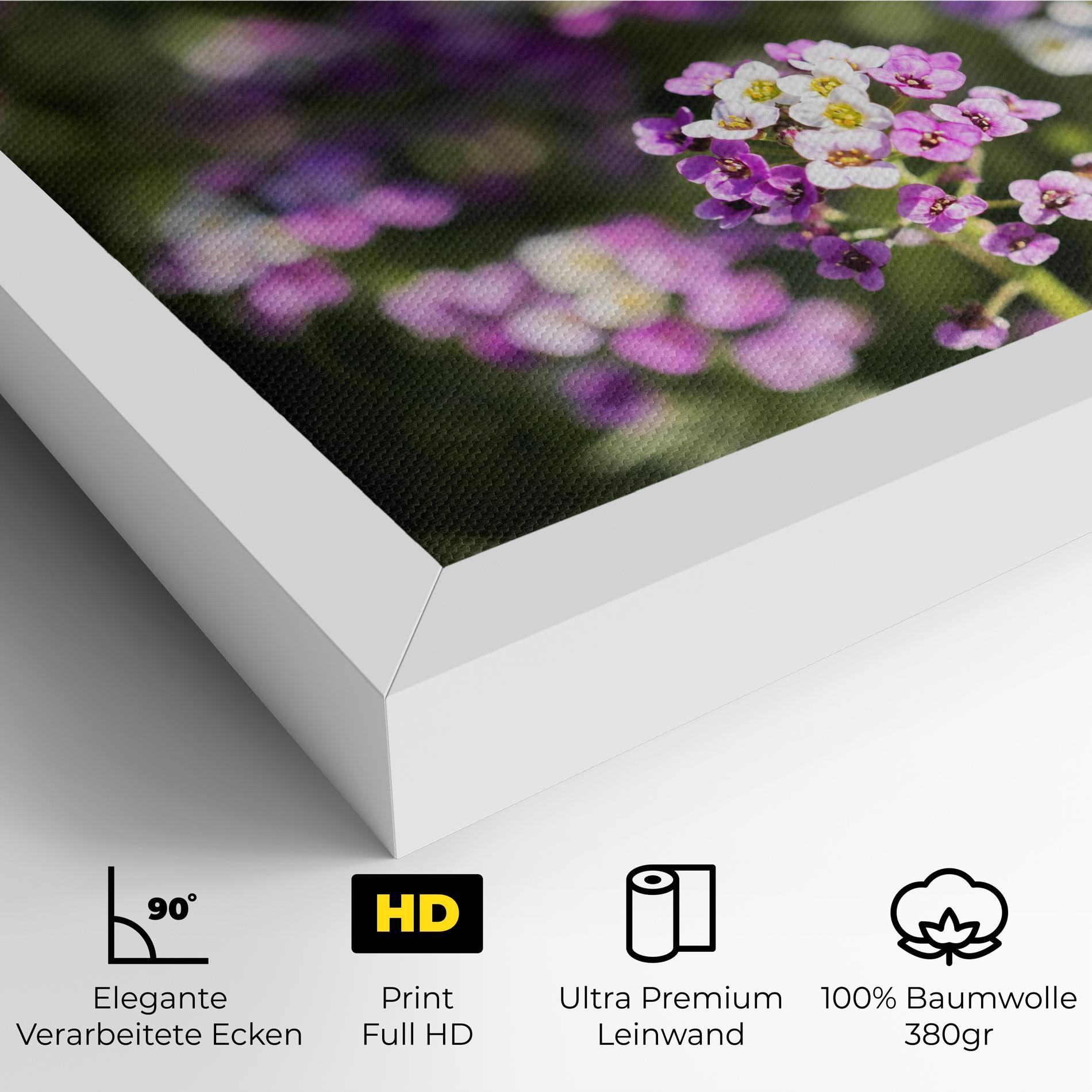 Leinwandbild Wild Purple Field mockup 4