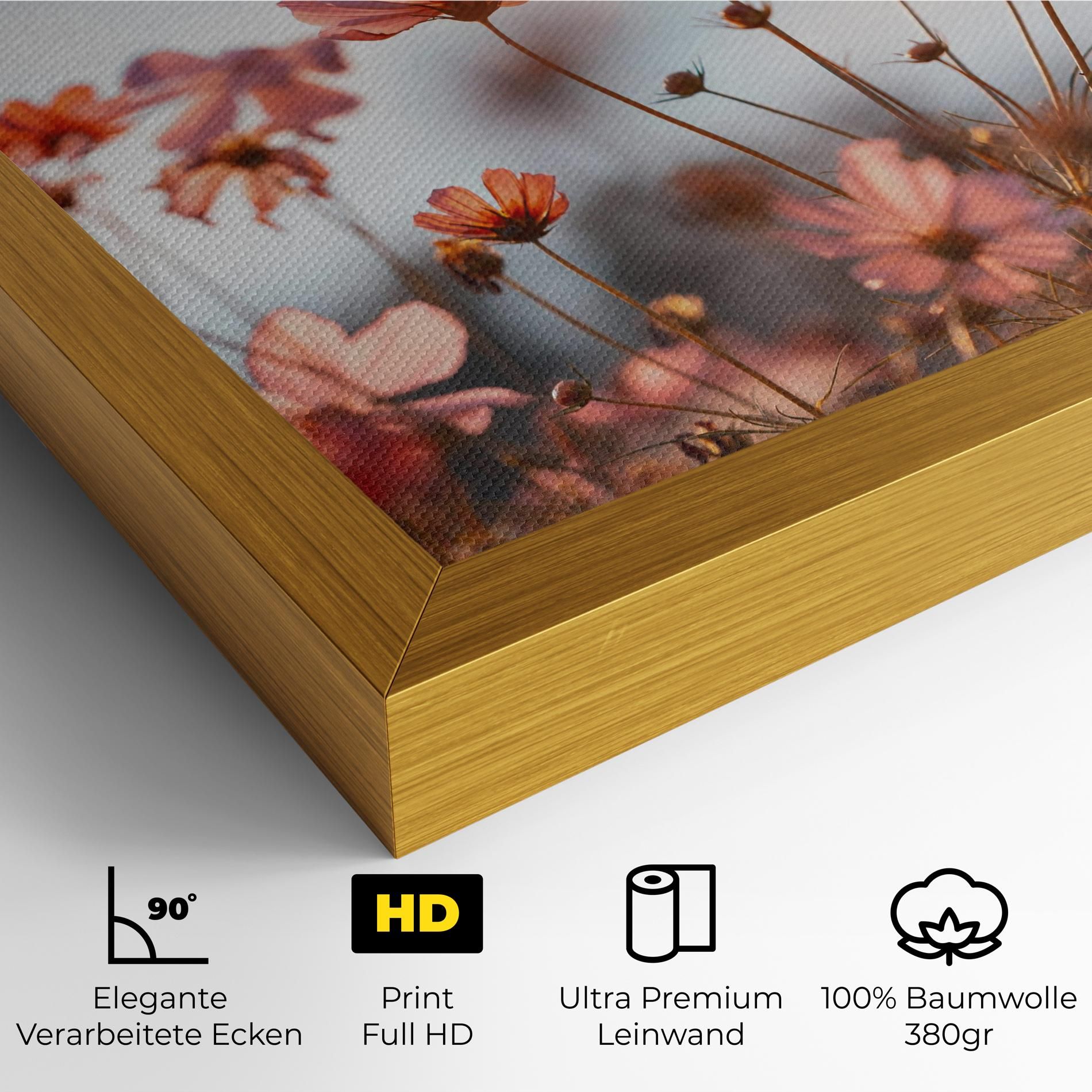 Cosmos Flowers Beautiful mockup 4