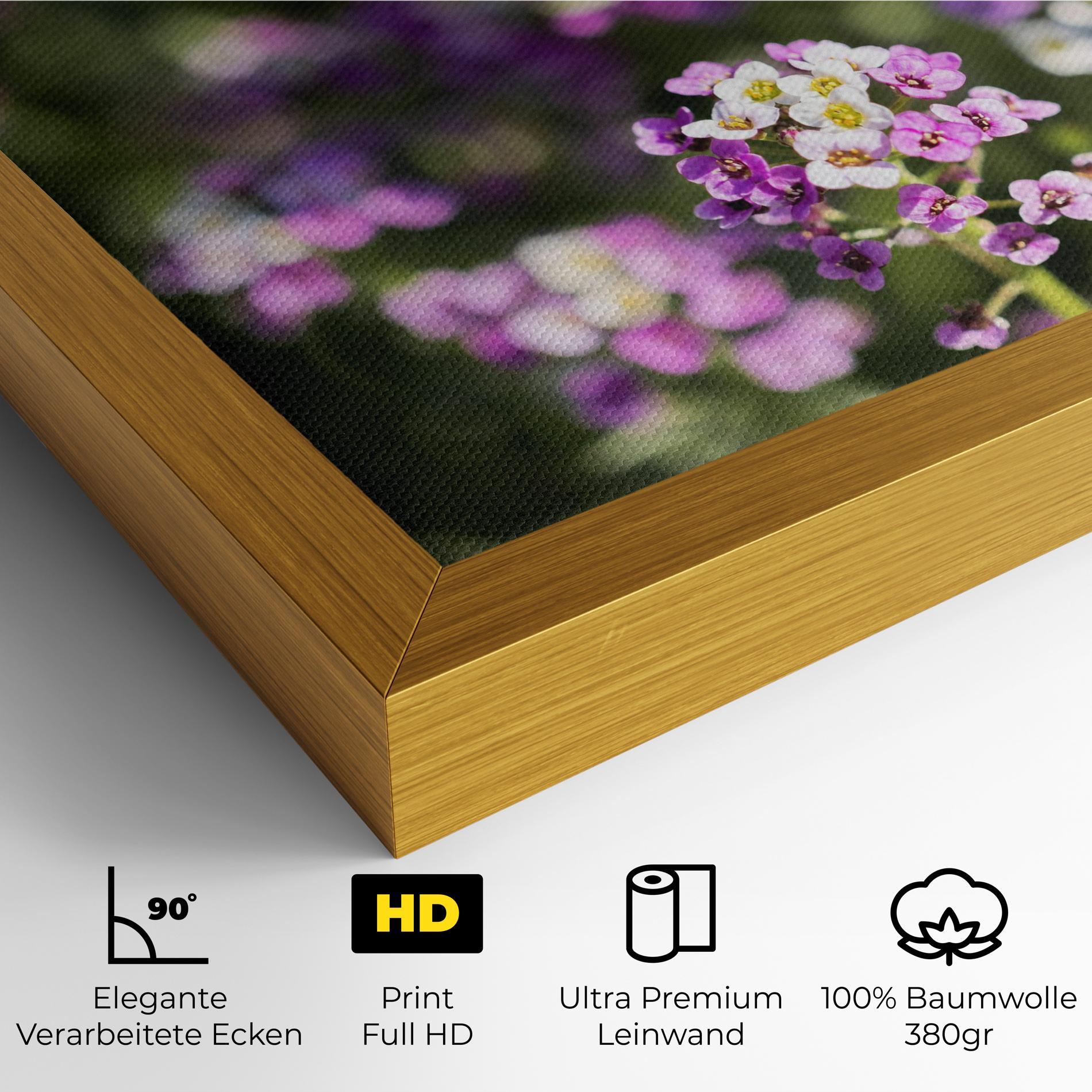 Leinwandbild Wild Purple Field mockup 4