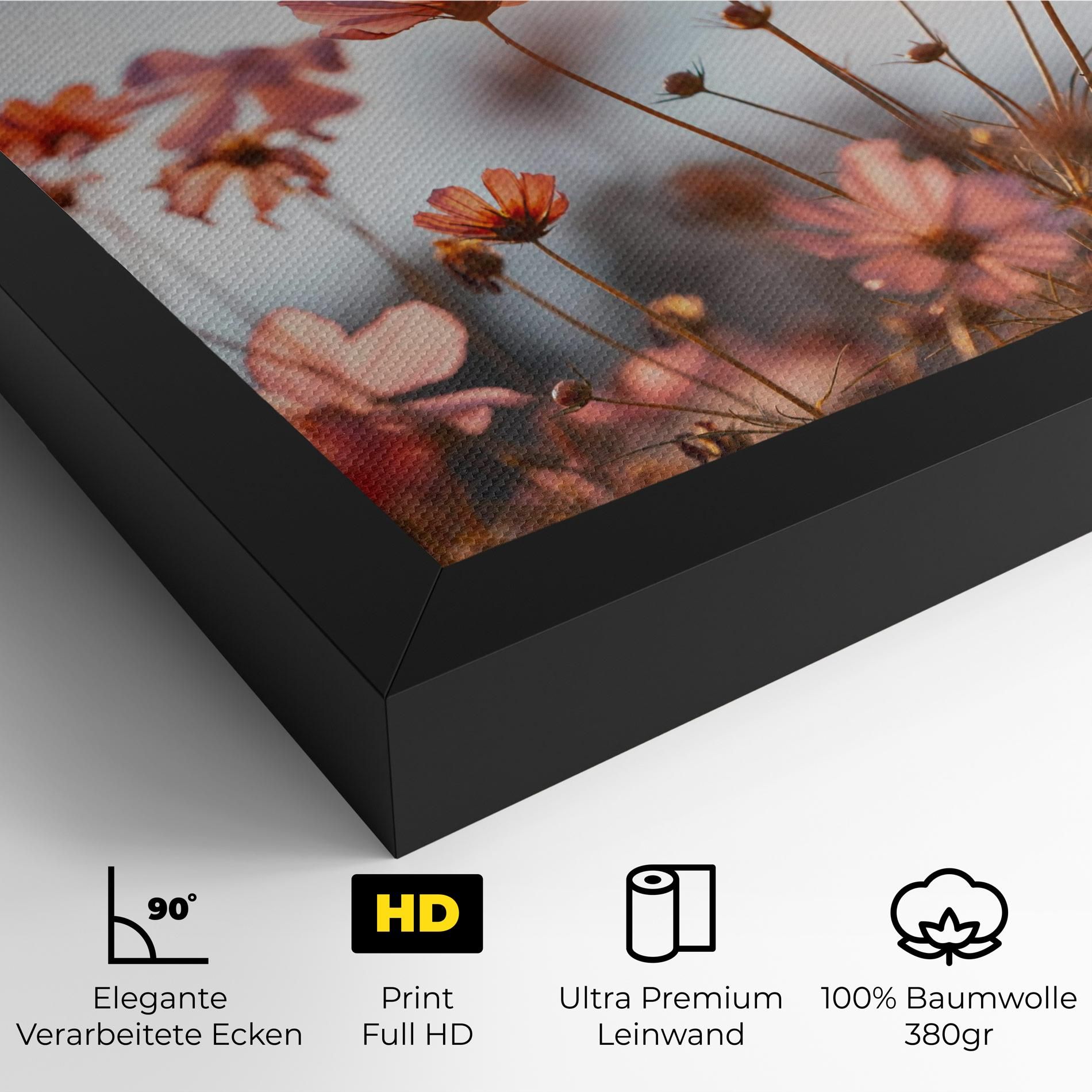 Cosmos Flowers Beautiful mockup 4