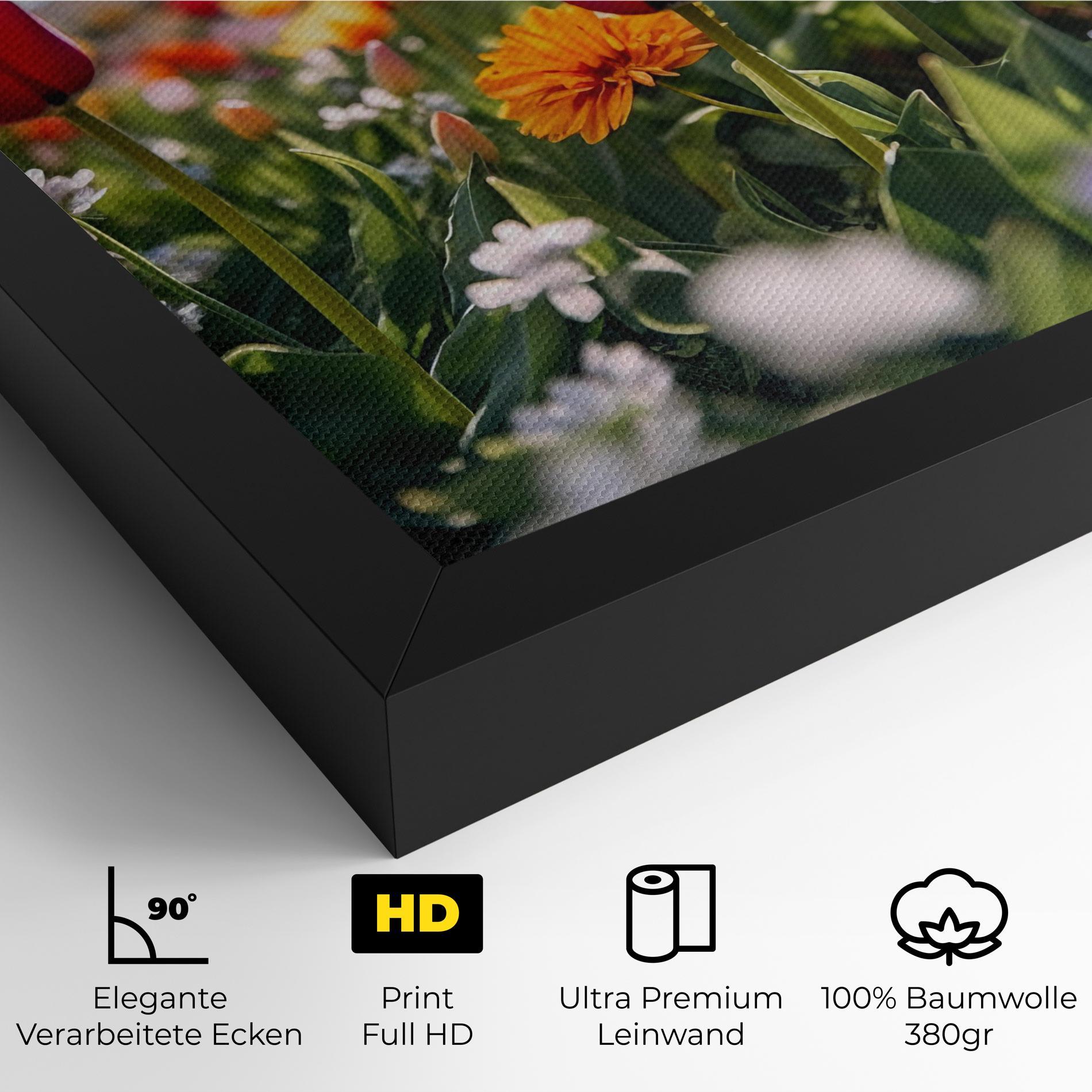 Leinwandbild Garden Tulips Mix mockup 4