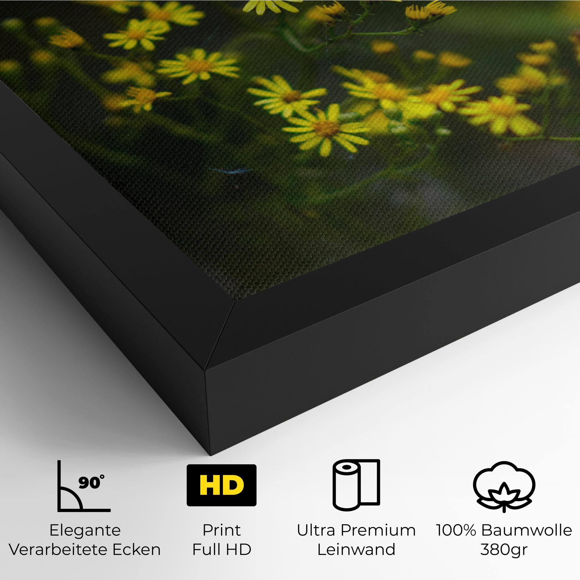 Leinwandbild Small Wild Flowers mockup 4