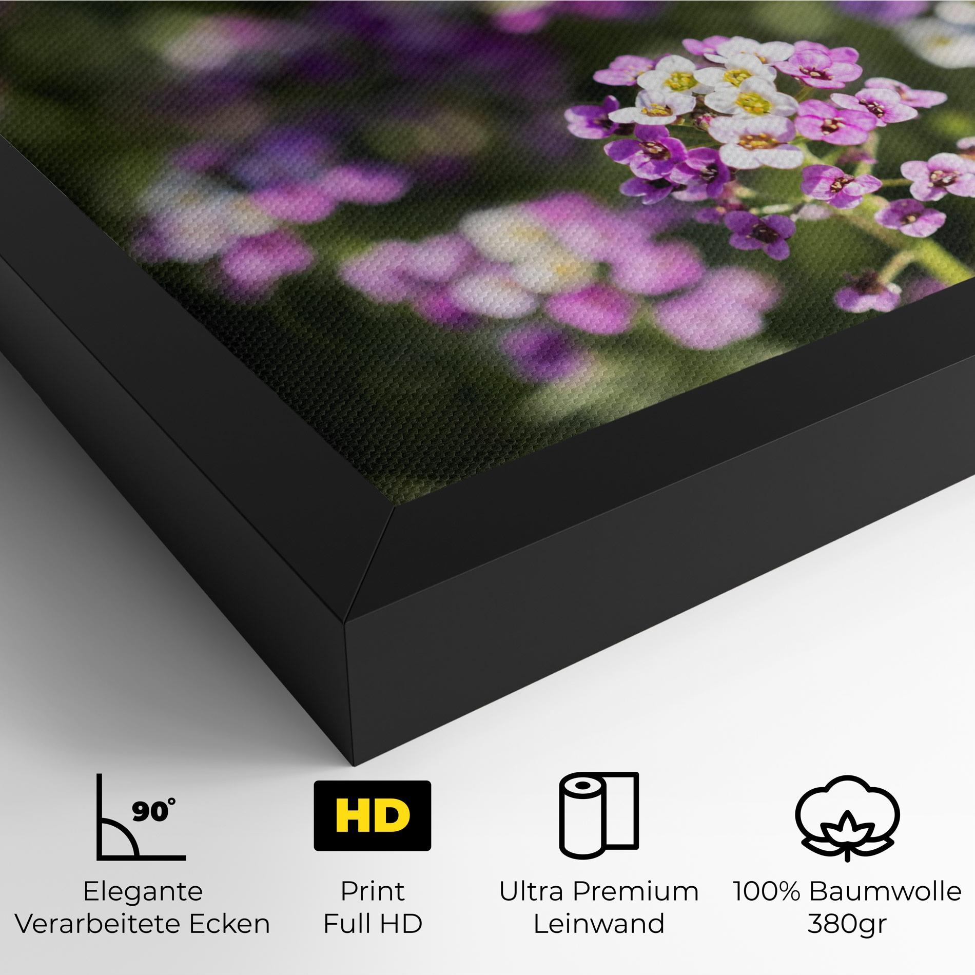 Leinwandbild Wild Purple Field mockup 4