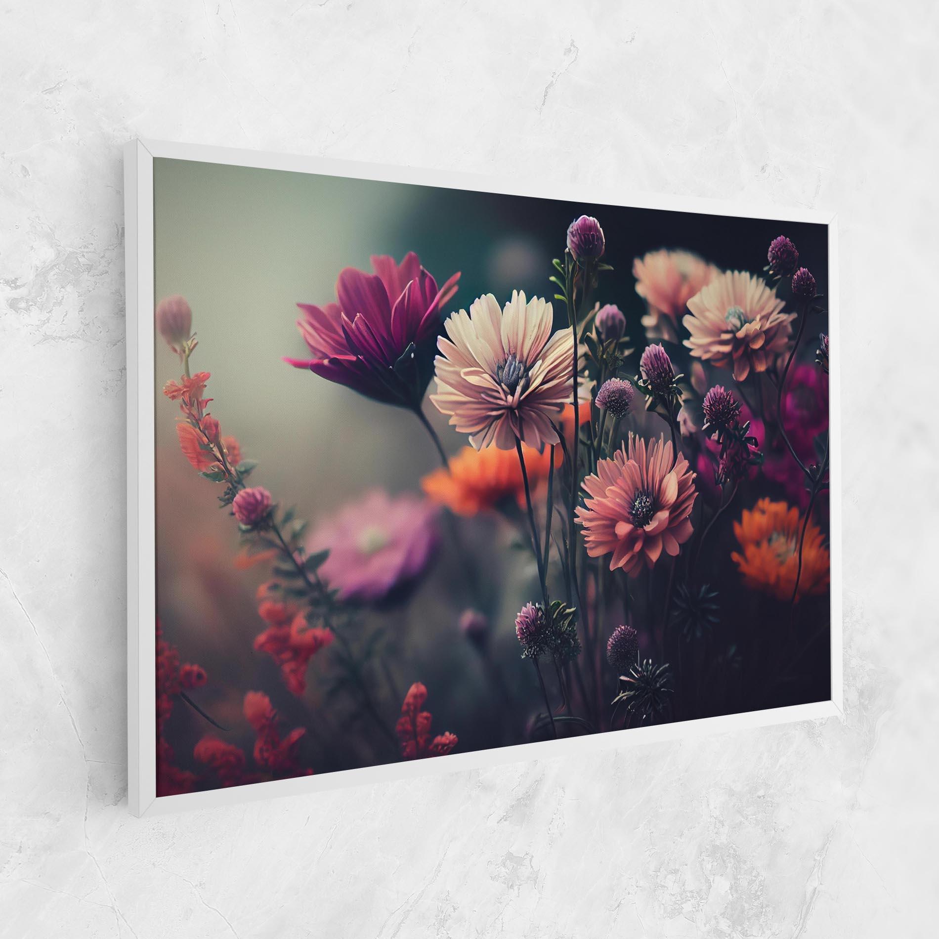 Leinwandbild Beautiful Flower Garden mockup 1