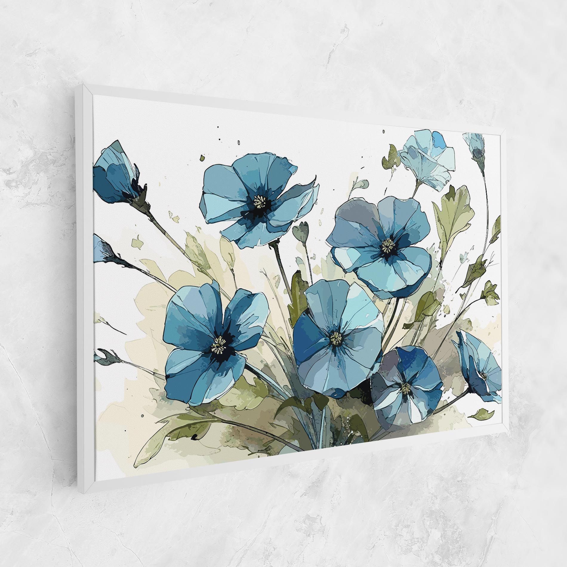 Blue Wild Plant mockup 1
