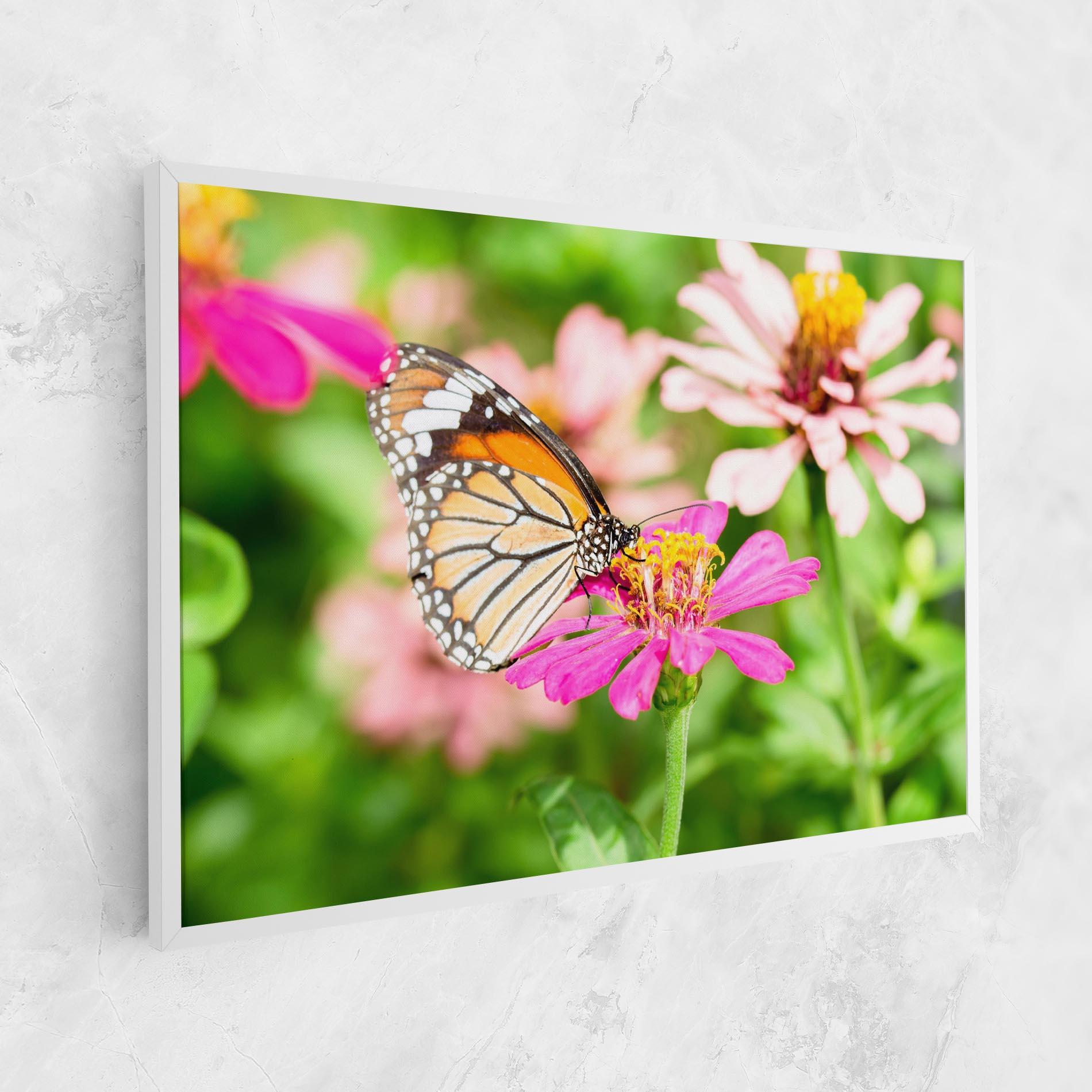 Leinwandbild Daylight Butterfly mockup 1