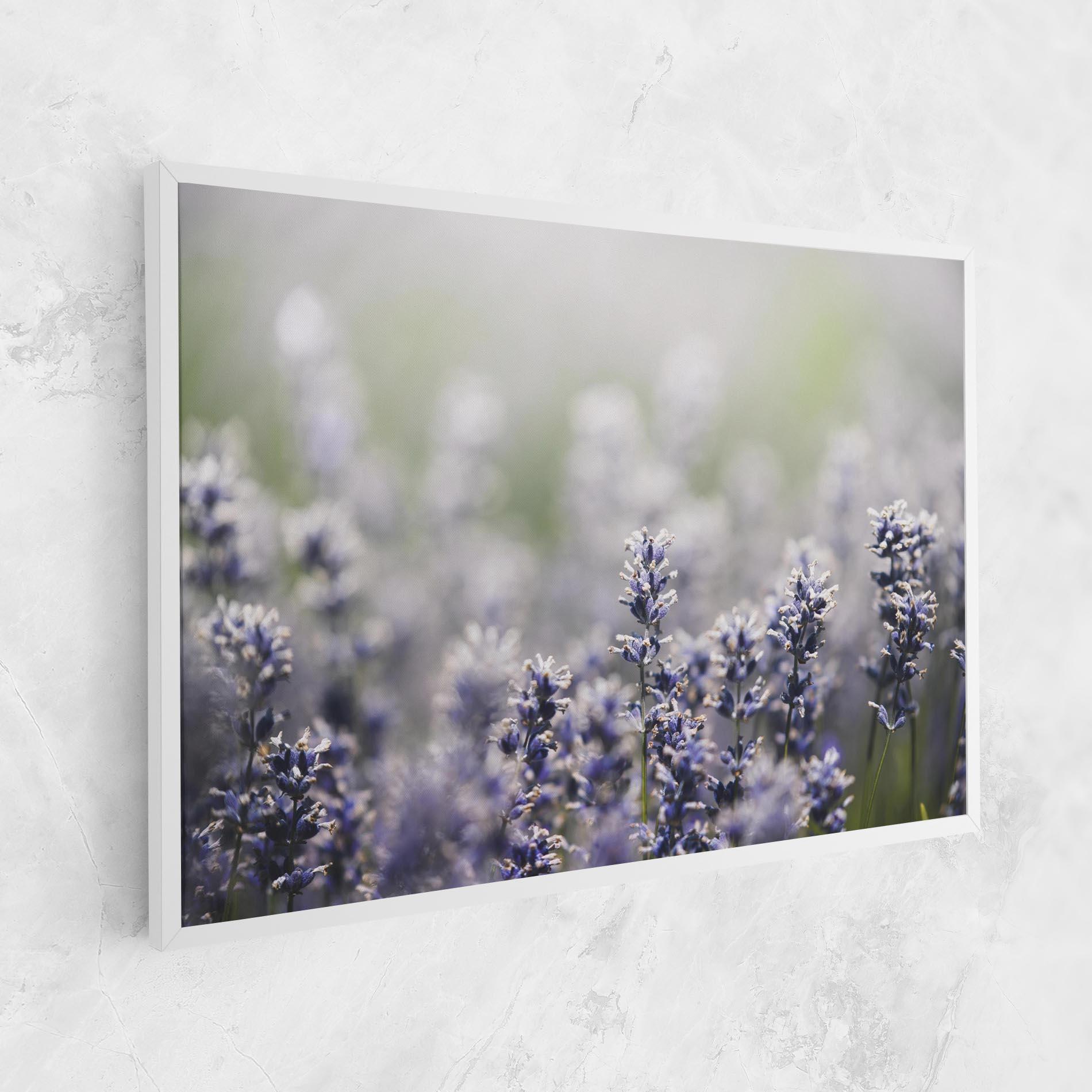 Leinwandbild White Purple Wild mockup 1
