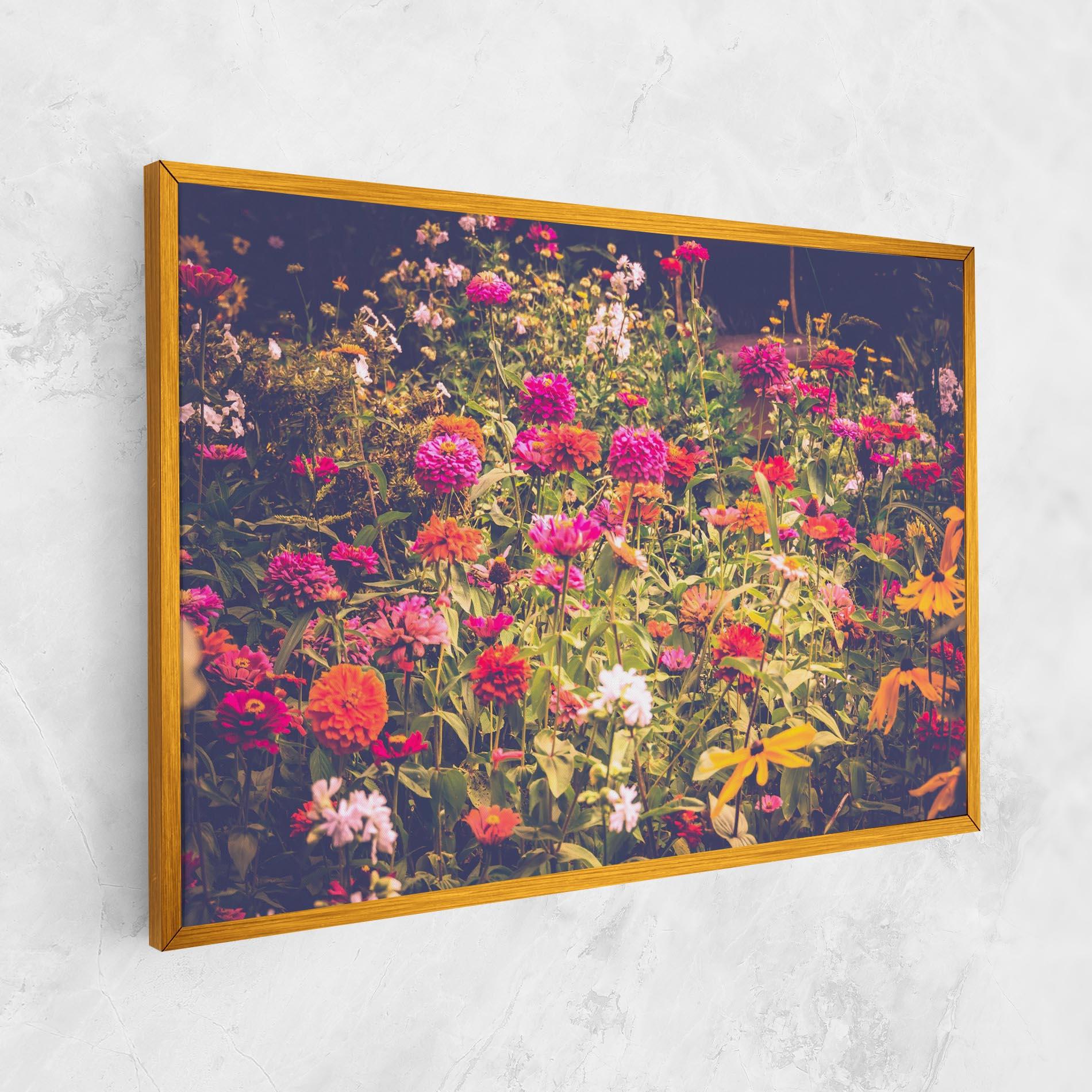 Leinwandbild Colorful Wild Field mockup 1