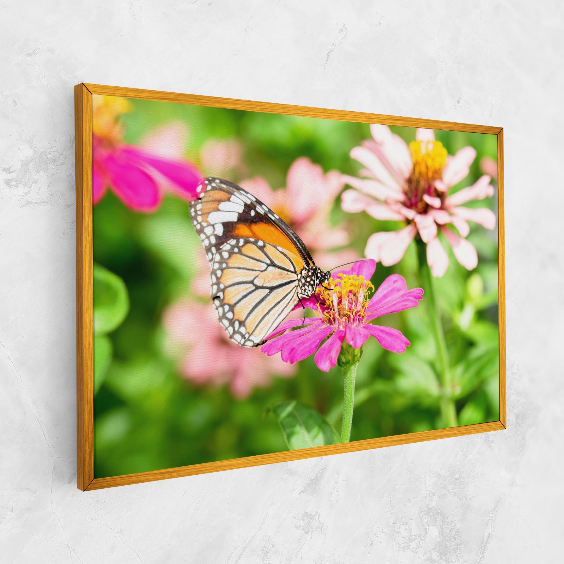 Leinwandbild Daylight Butterfly mockup 1