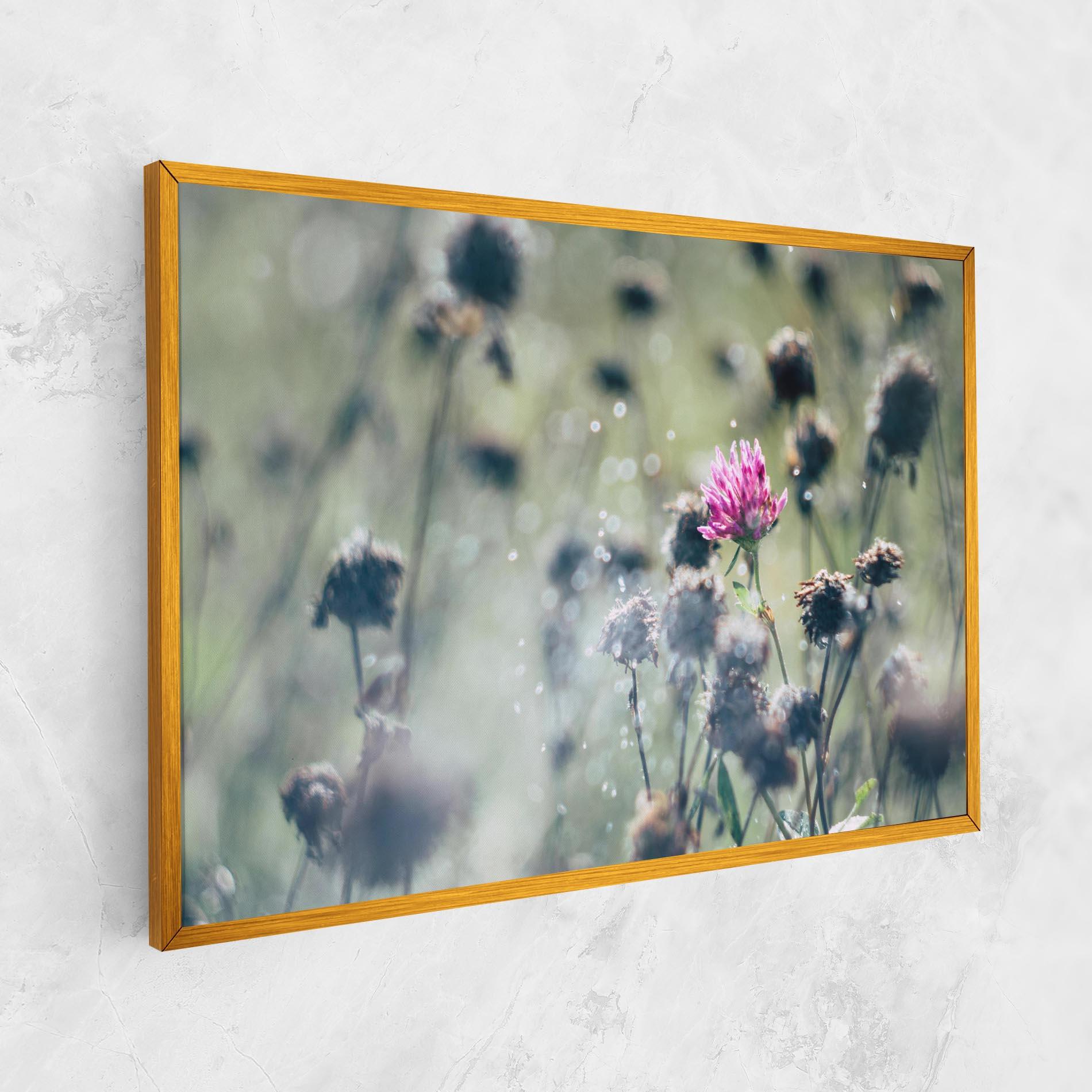 Leinwandbild Dreamy Purple Flower mockup 1