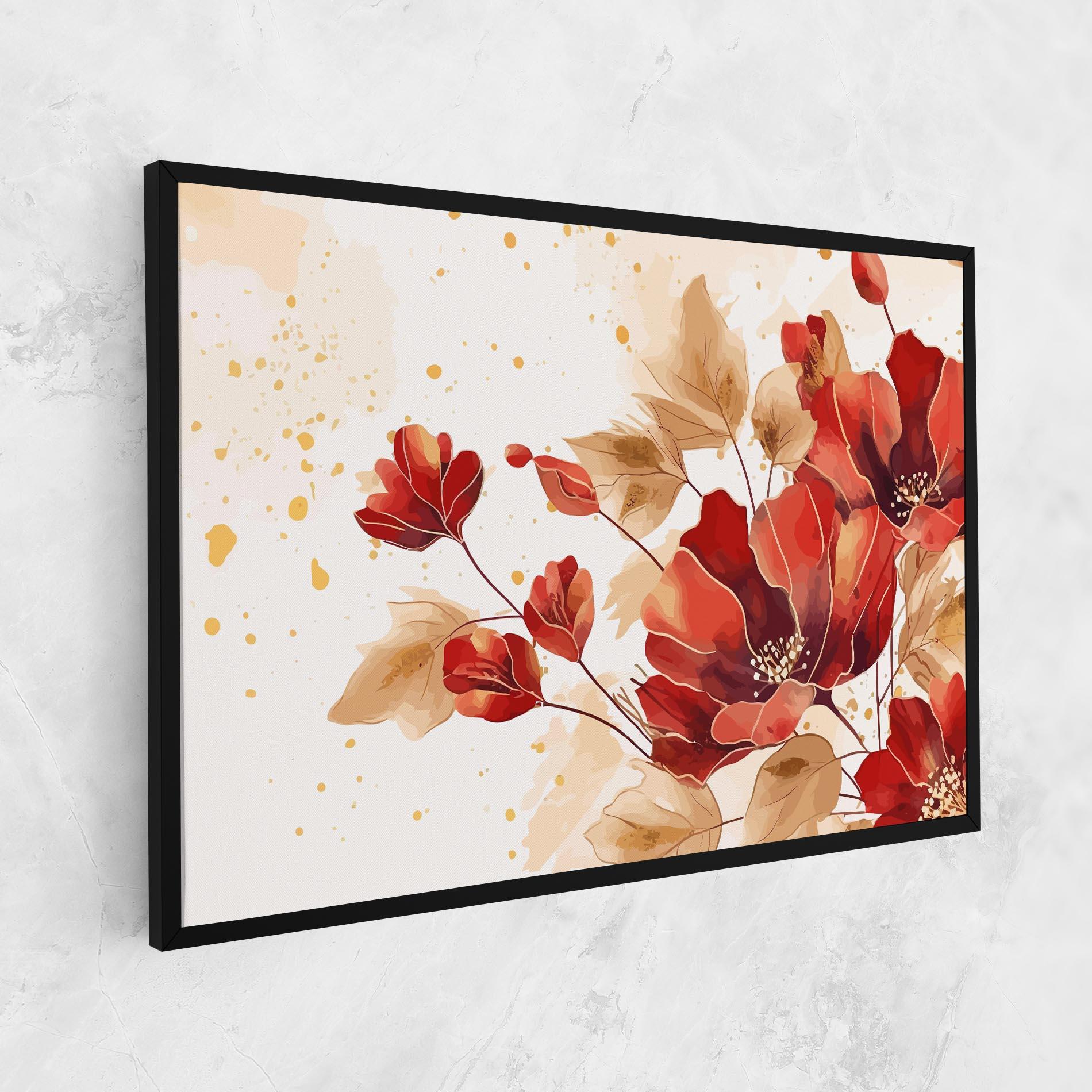 Leinwandbild Red Wild Gold mockup 1