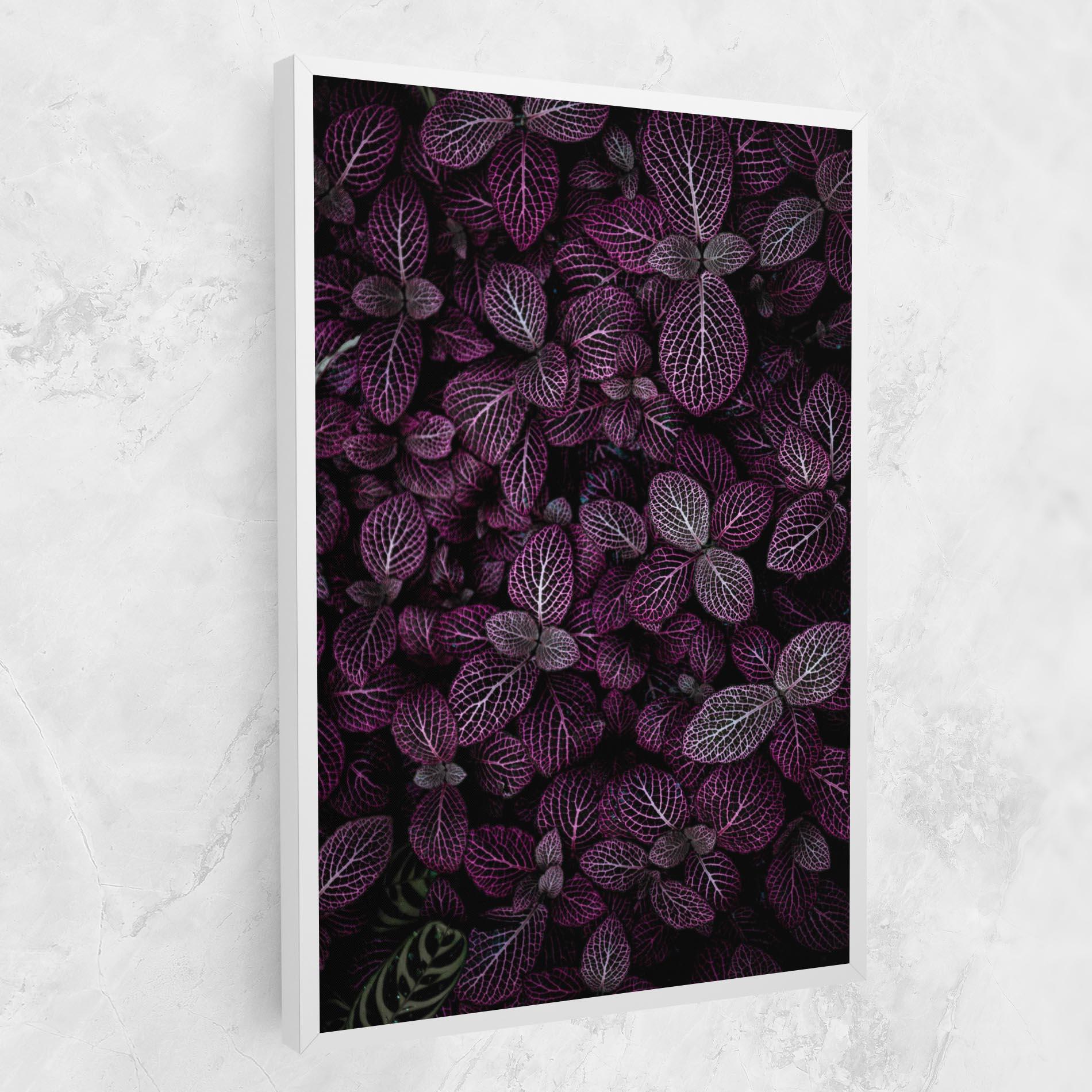 Leinwandbild Purple Leaves mockup 1