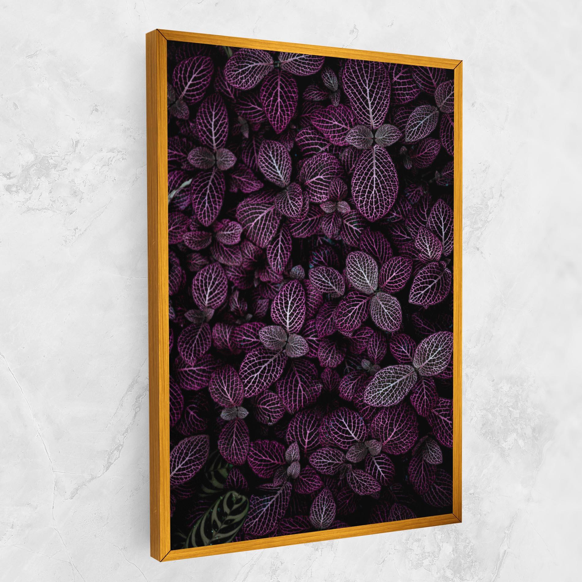 Leinwandbild Purple Leaves mockup 1