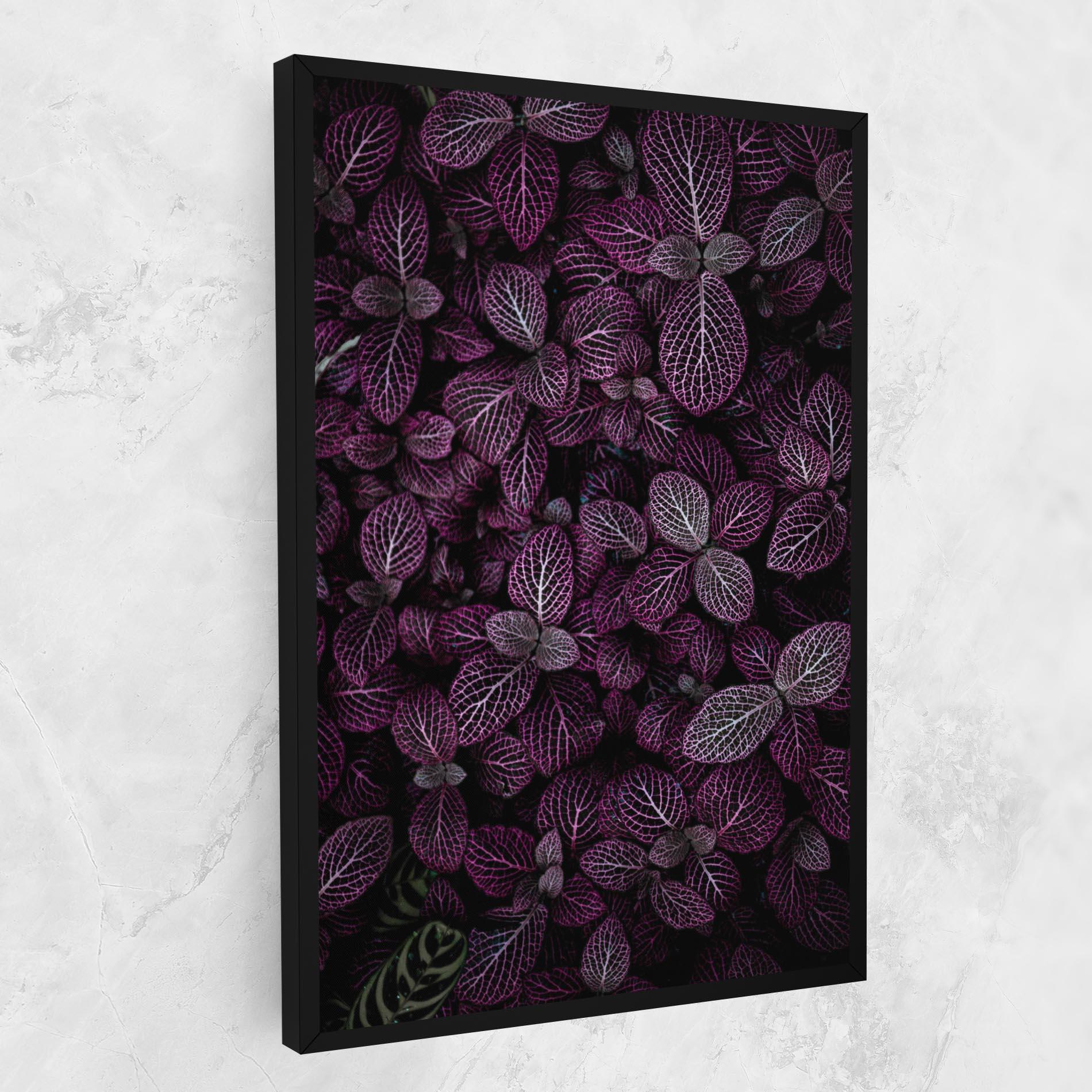 Leinwandbild Purple Leaves mockup 1