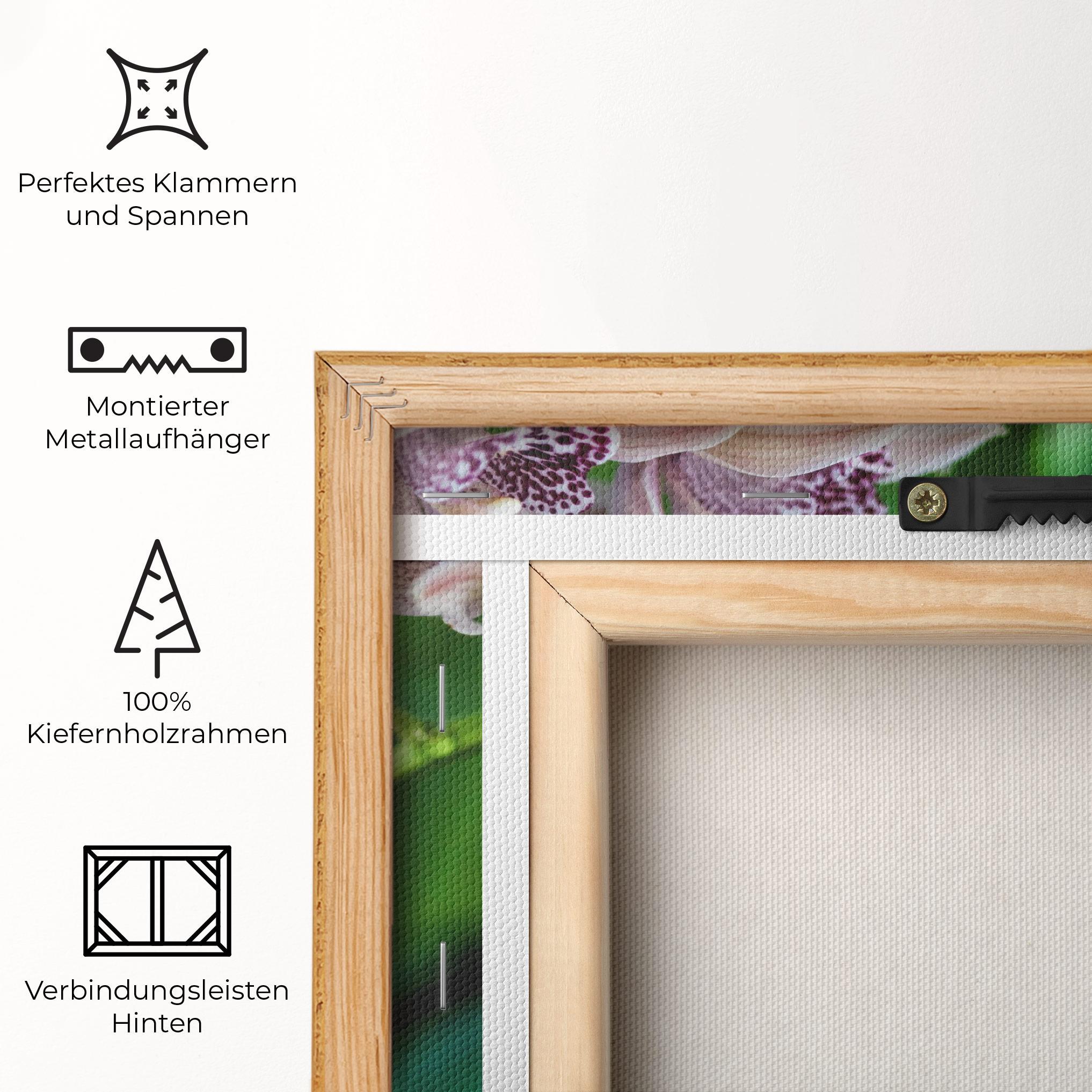 Leinwandbild Cymbidium Orchid mockup 5