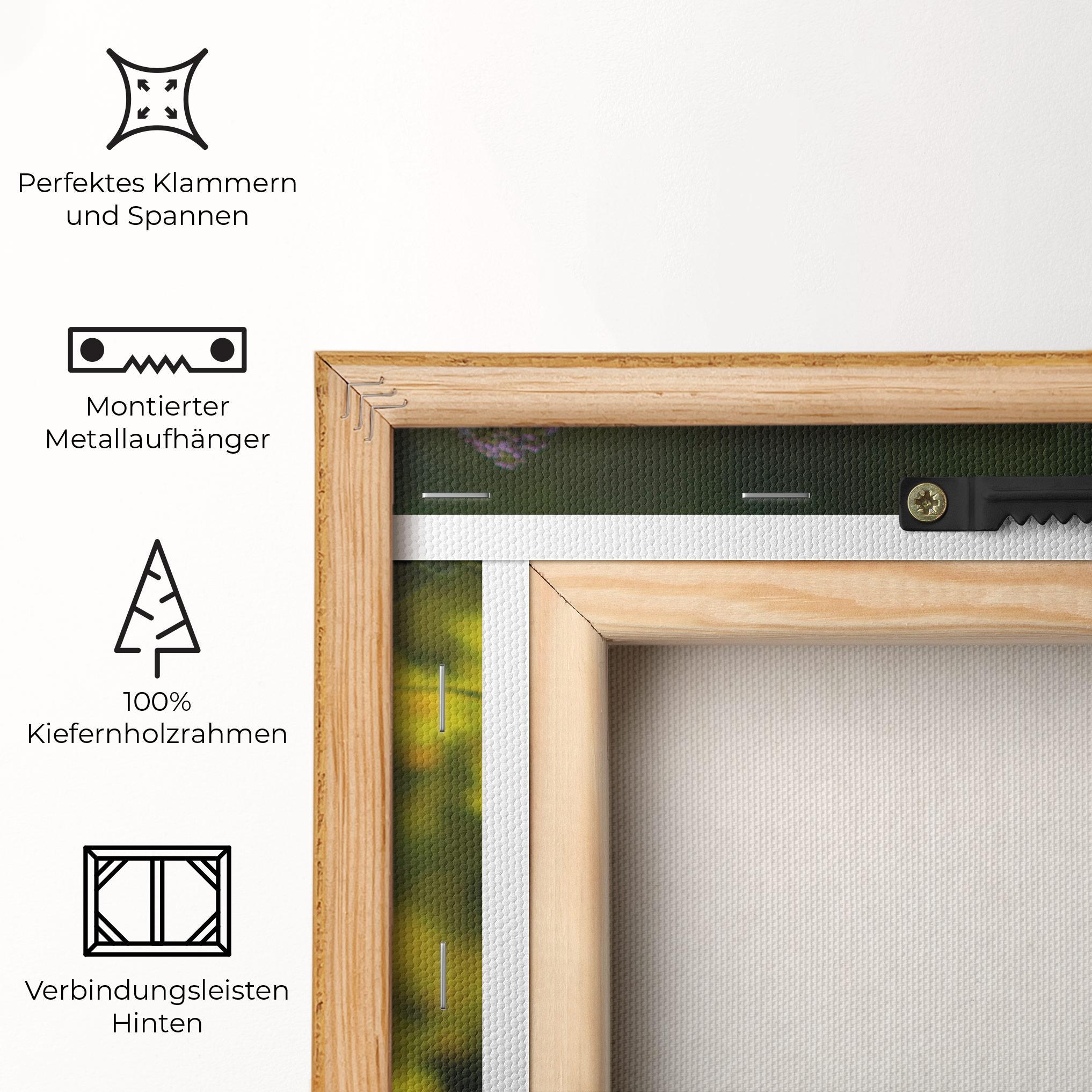 Leinwandbild Small Wild Flowers mockup 5