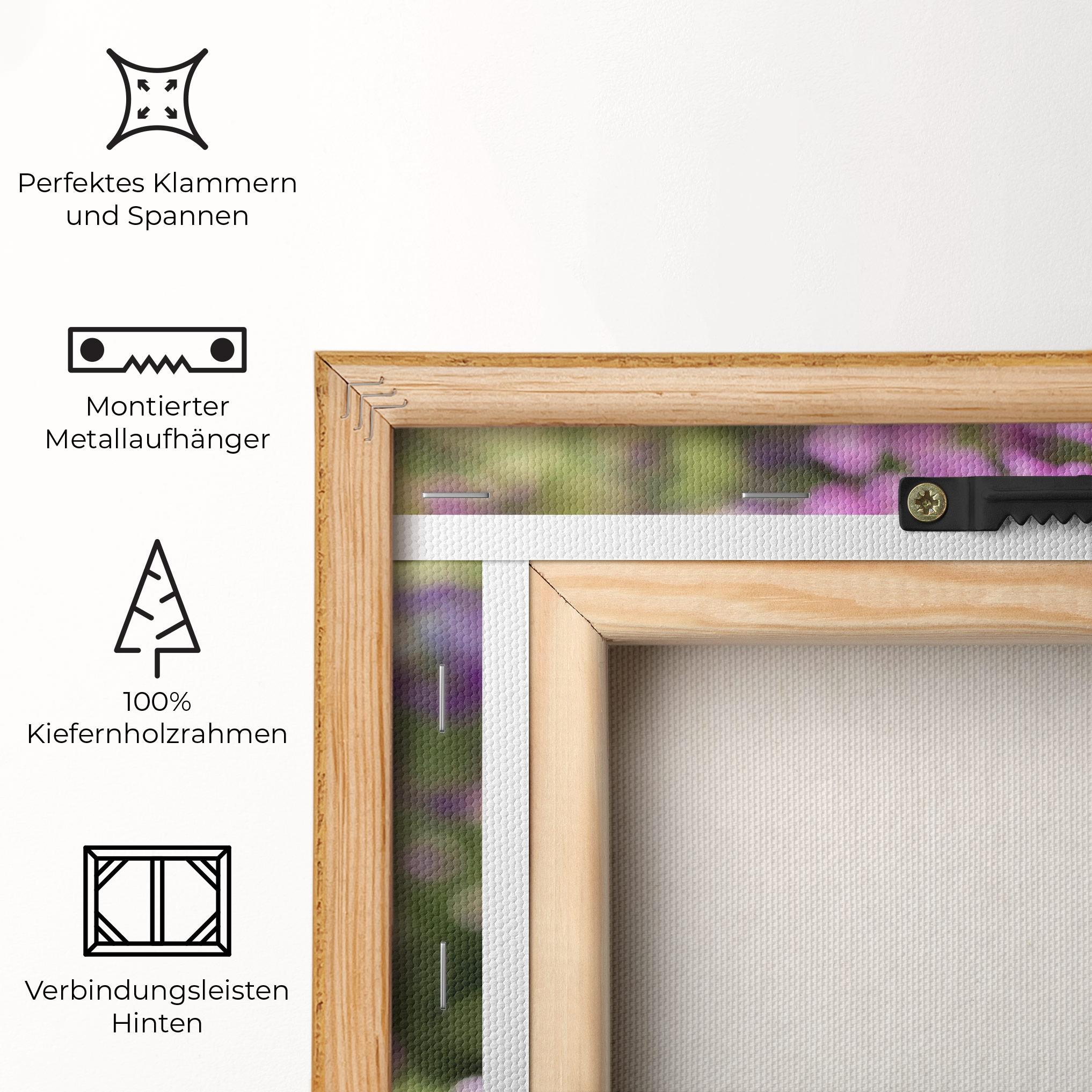 Leinwandbild Wild Purple Field mockup 5