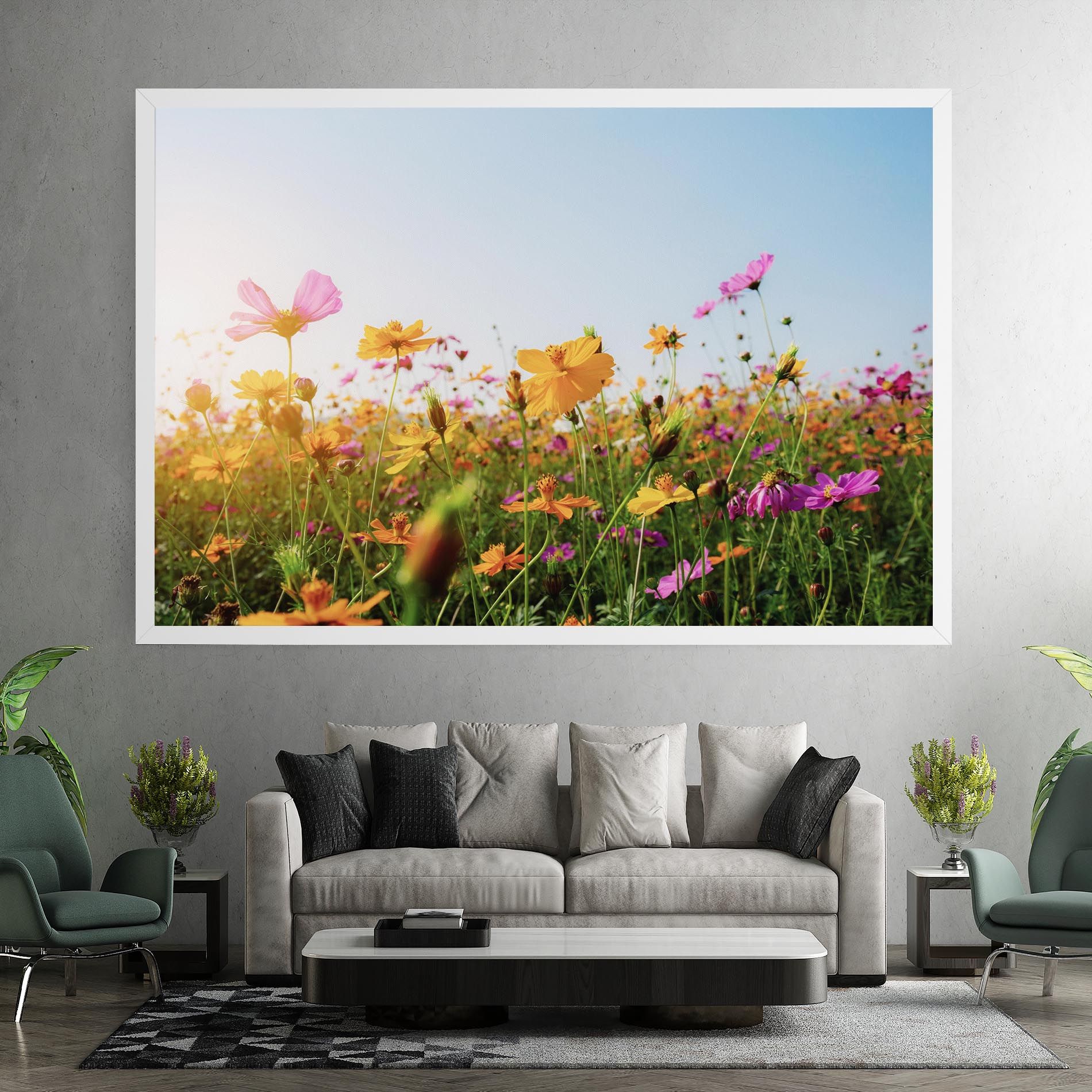 Cosmos Field Sunset mockup 7