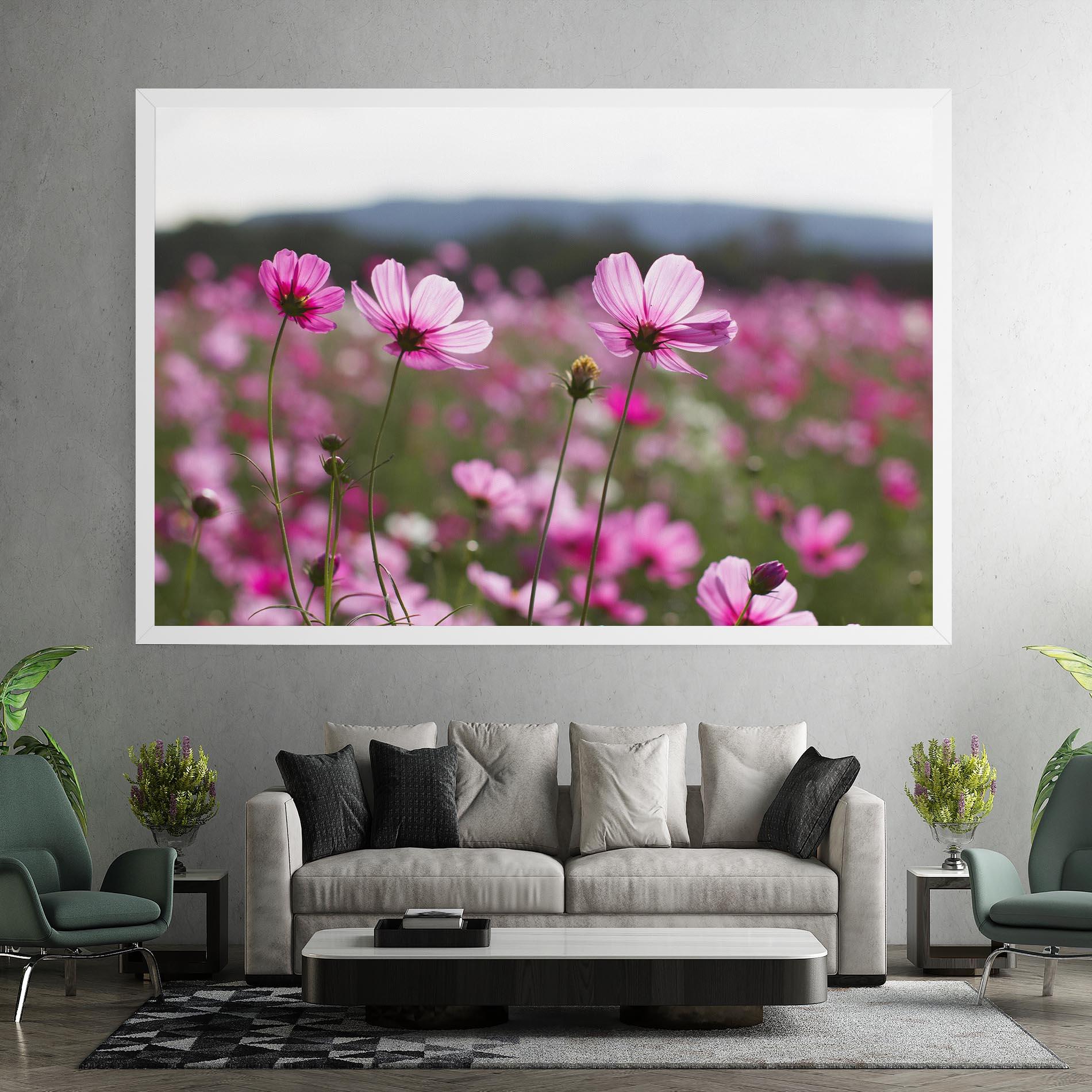 Leinwandbild Cosmos Flower mockup 7