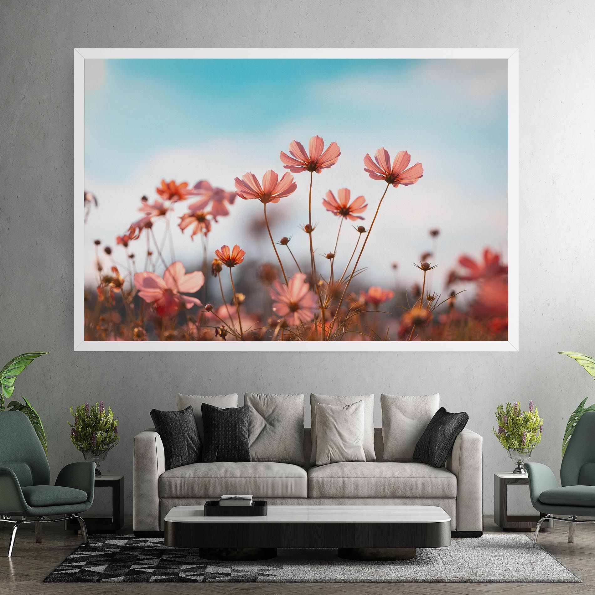 Cosmos Flowers Beautiful mockup 7