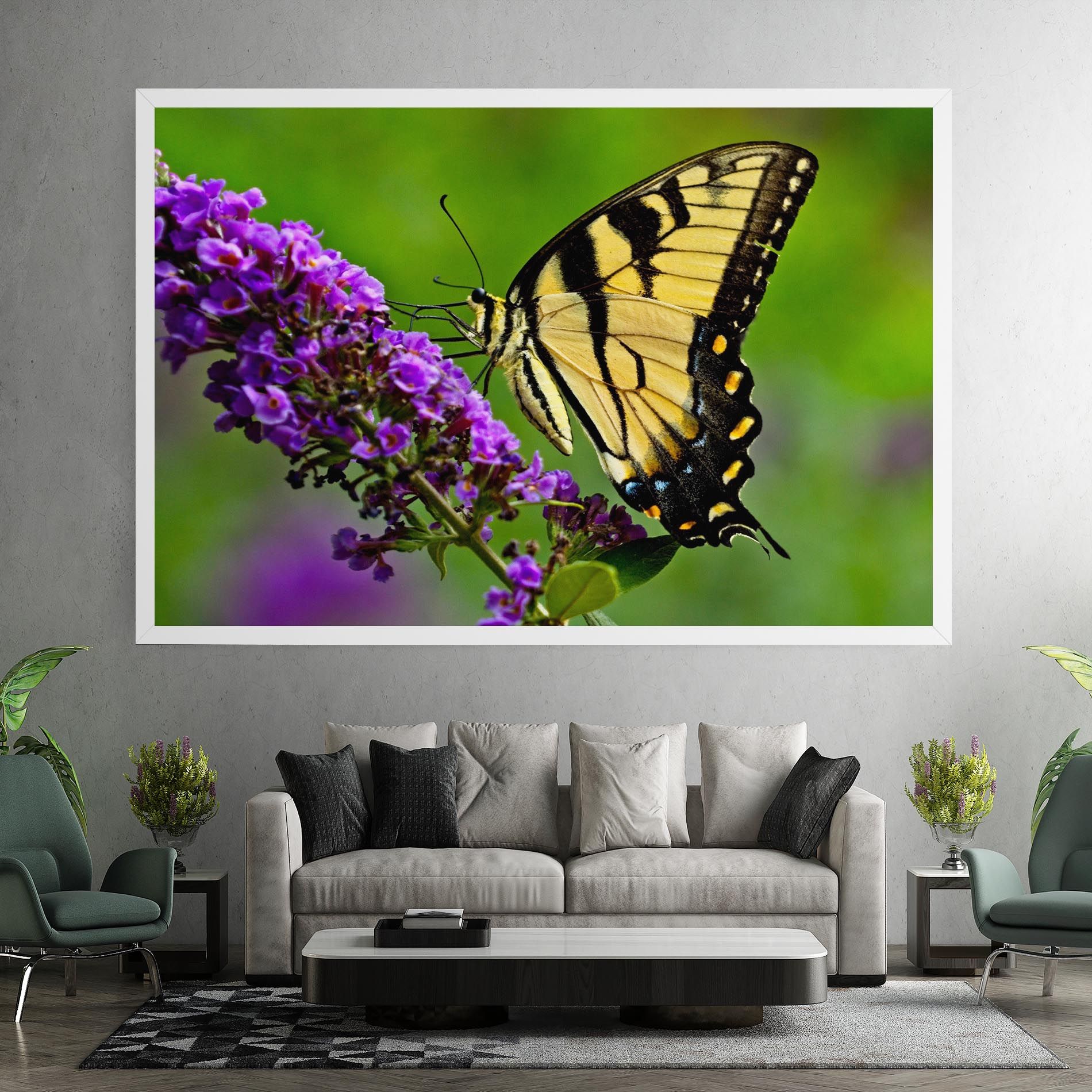 Cream Wild Butterfly mockup 7