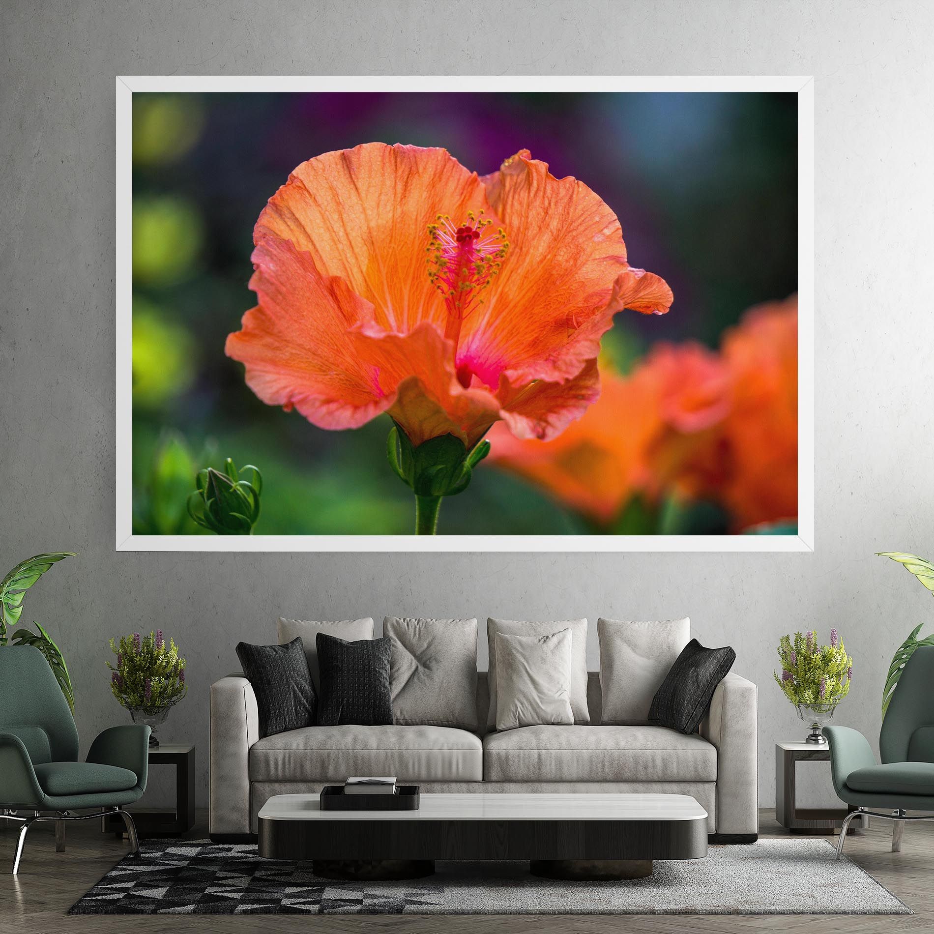 Orange Wild Flower mockup 7