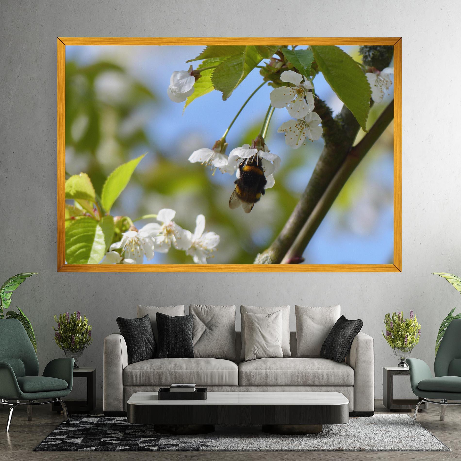 Leinwandbild Bee Wild Tree mockup 7
