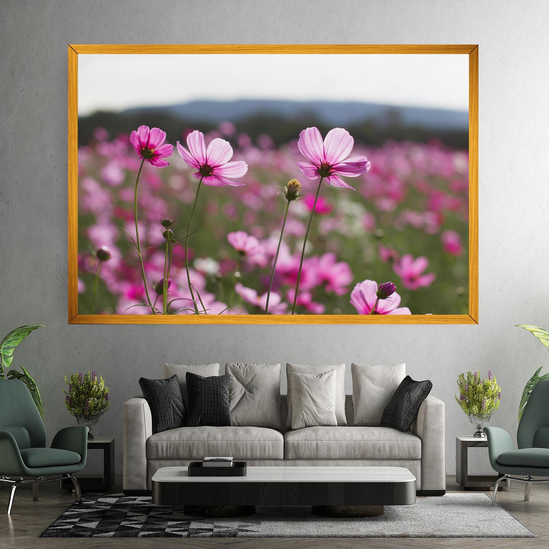 Leinwandbild Cosmos Flower mockup 7