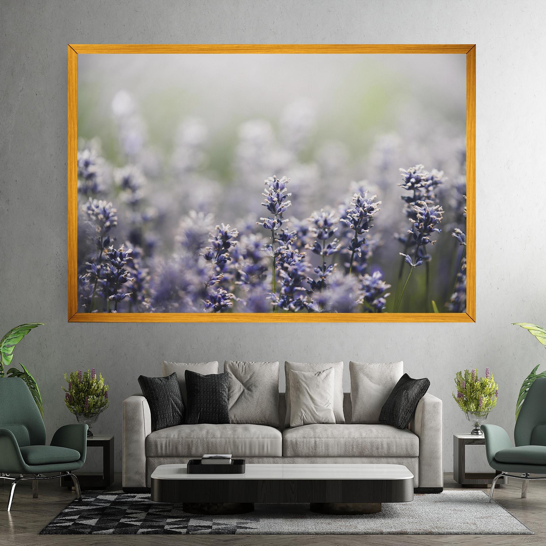 Leinwandbild White Purple Wild mockup 7