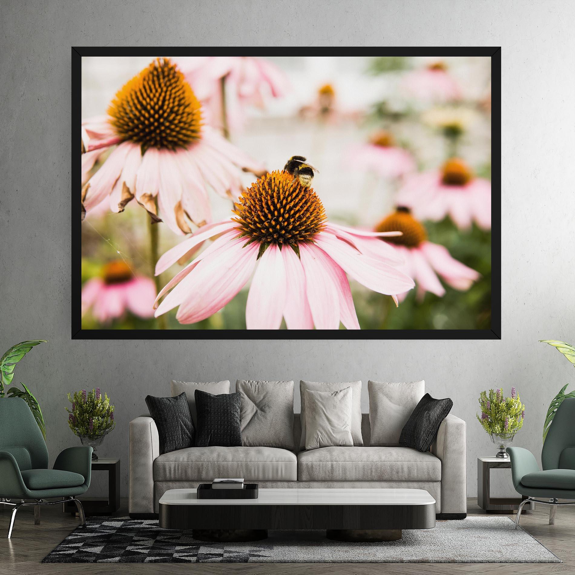 Leinwandbild Daylight Flower mockup 7