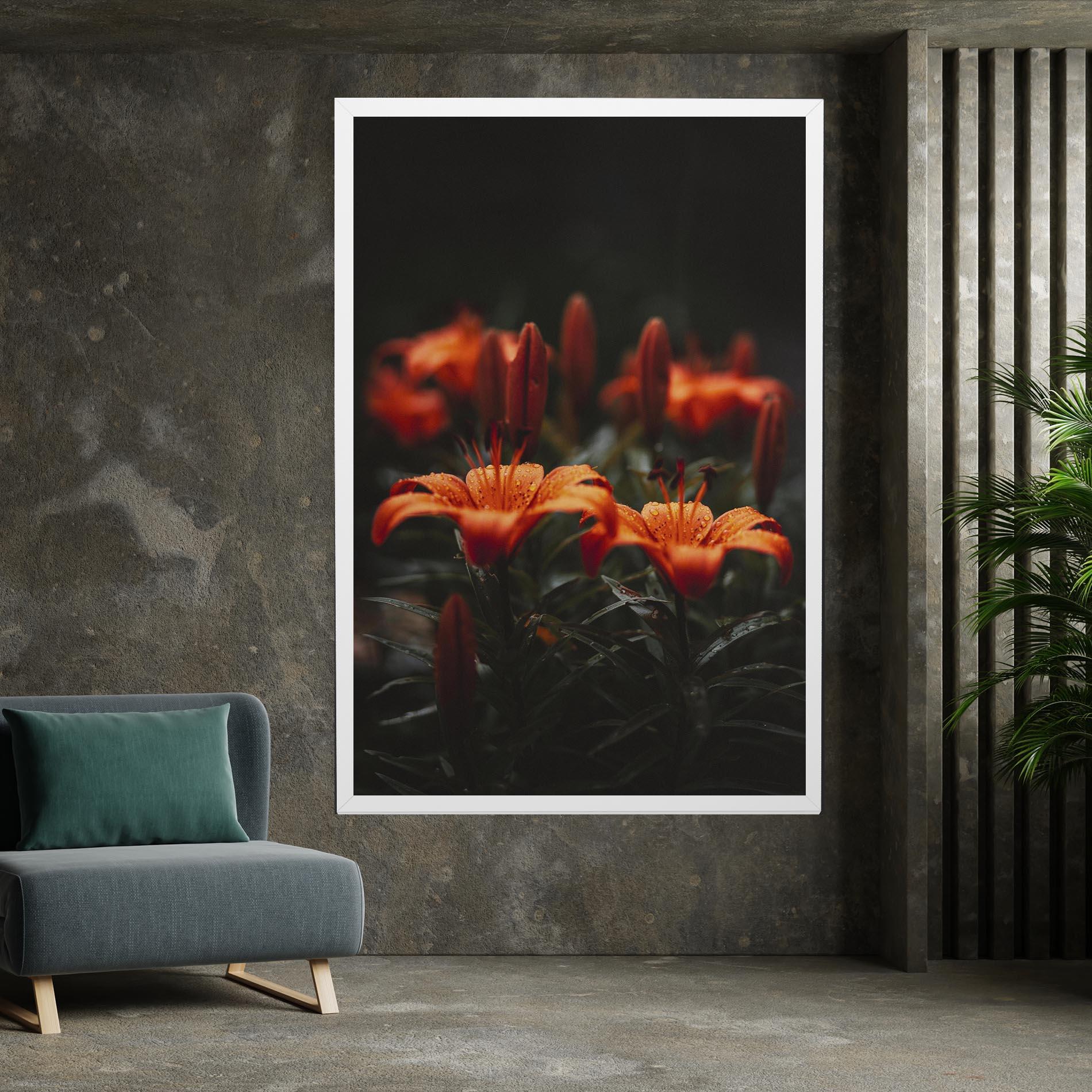 Leinwandbild Dreamy Wild Flower mockup 7