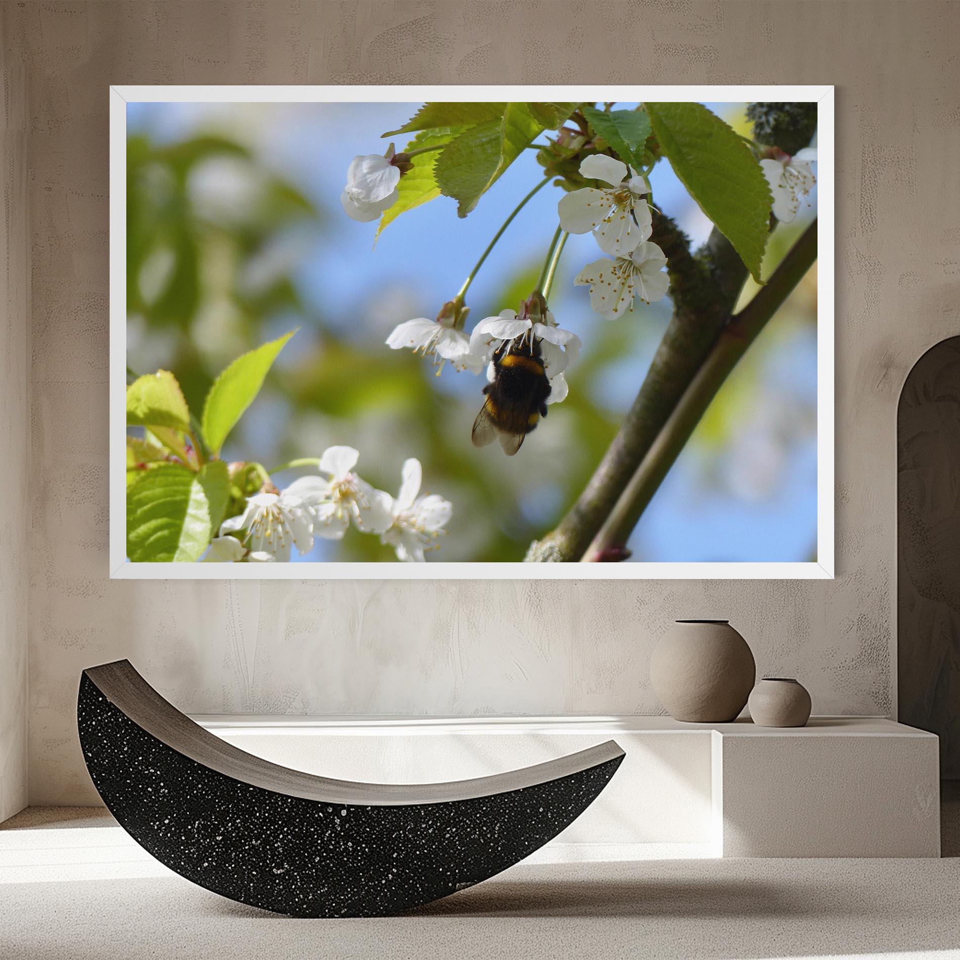 Leinwandbild Bee Wild Tree mockup 8