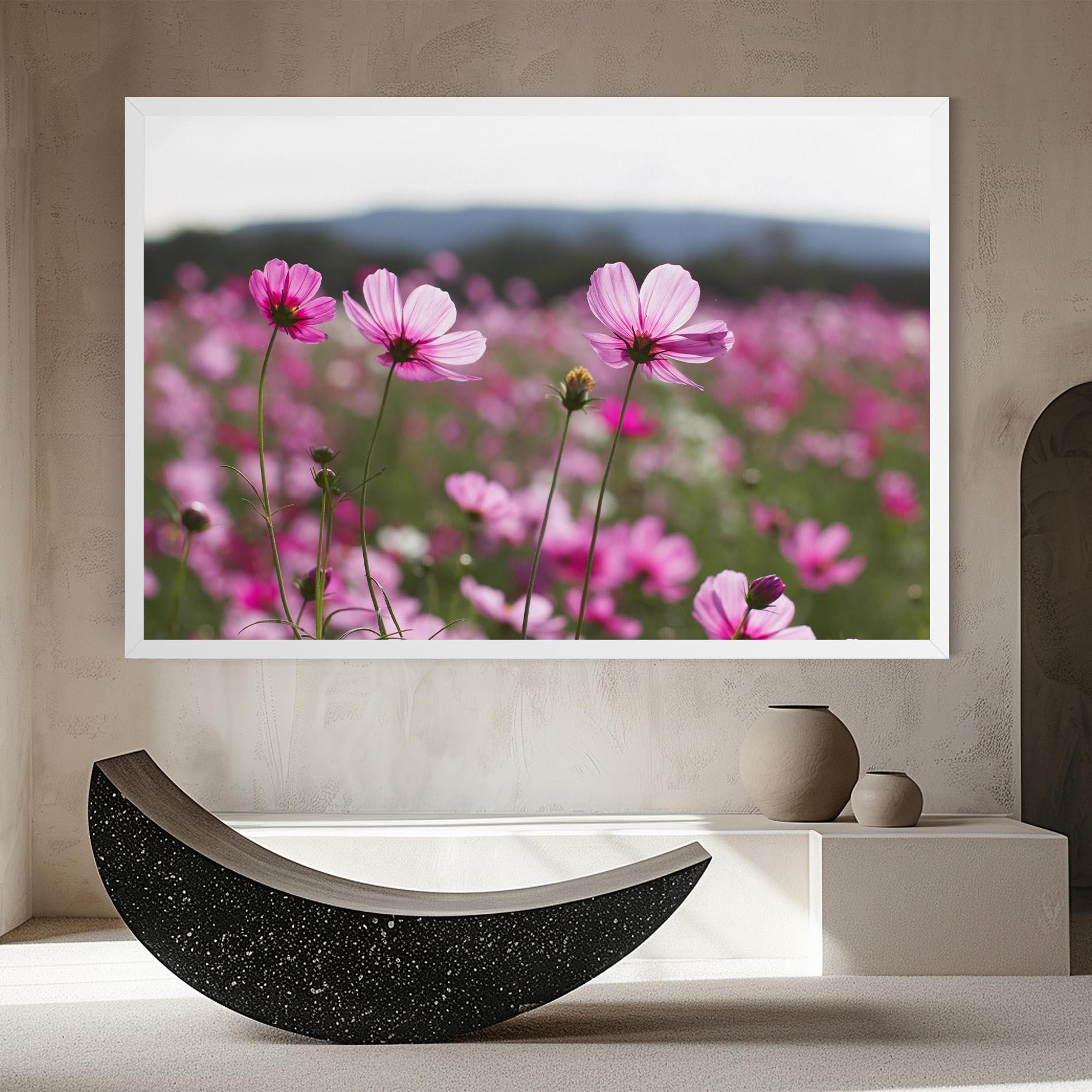 Leinwandbild Cosmos Flower mockup 8